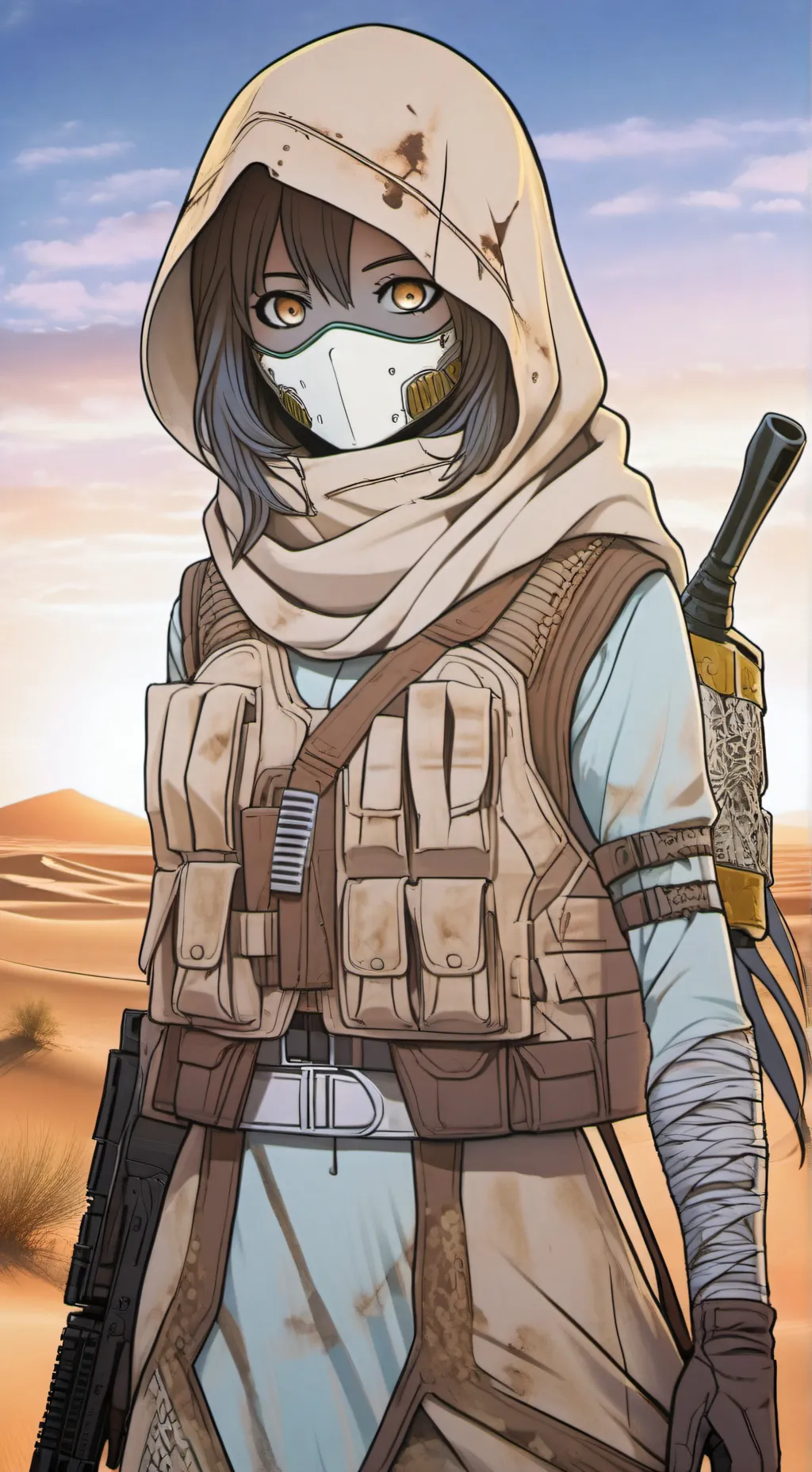 ai character: Fennec background