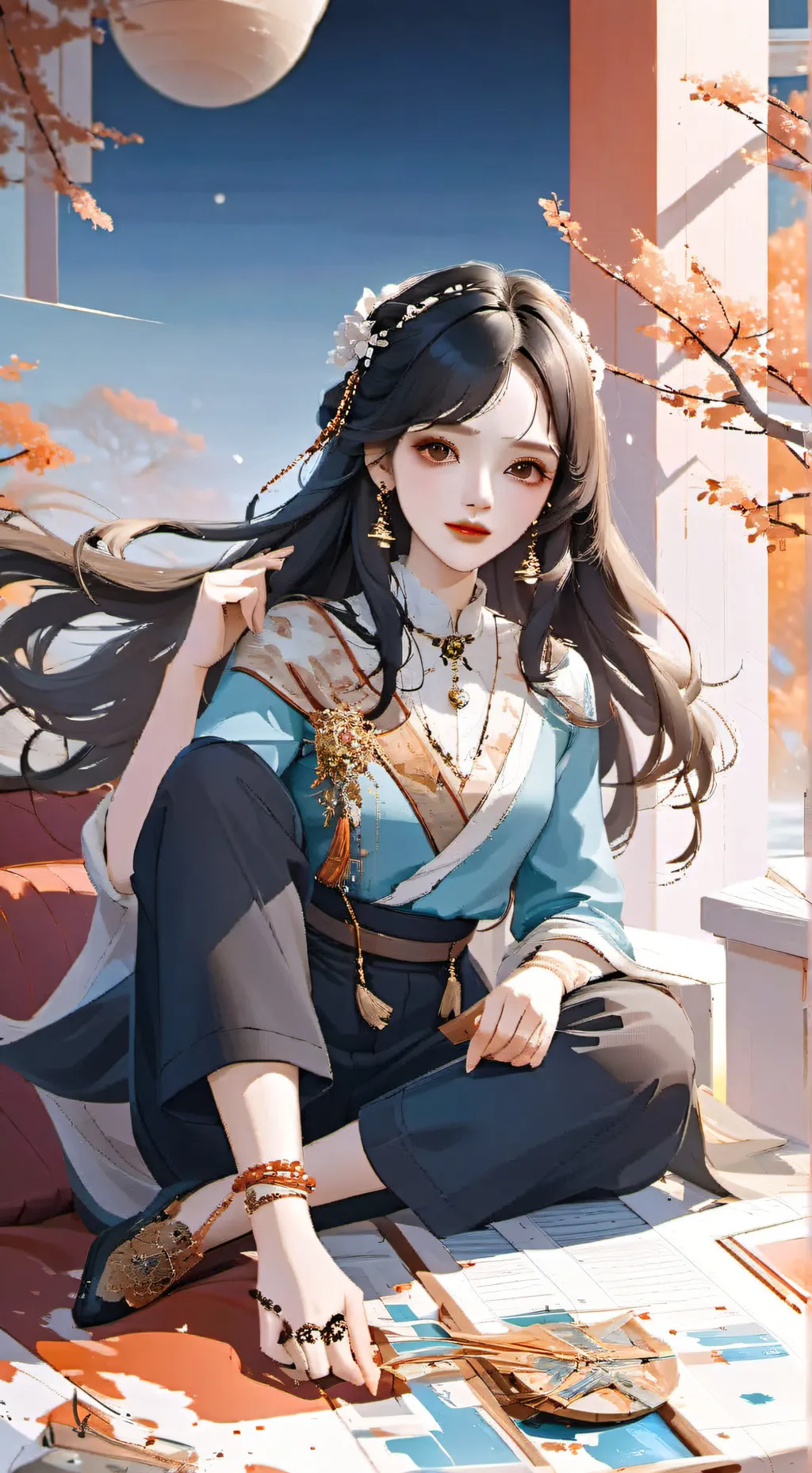 ai character: sandra background