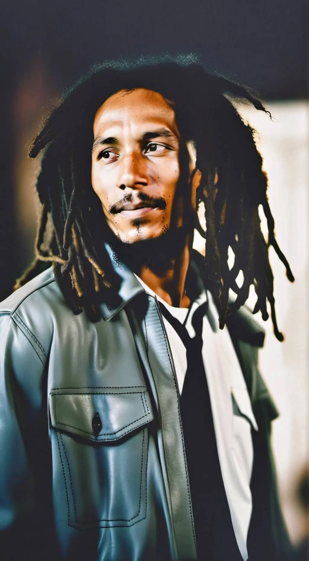 ai character: Bob Marley background
