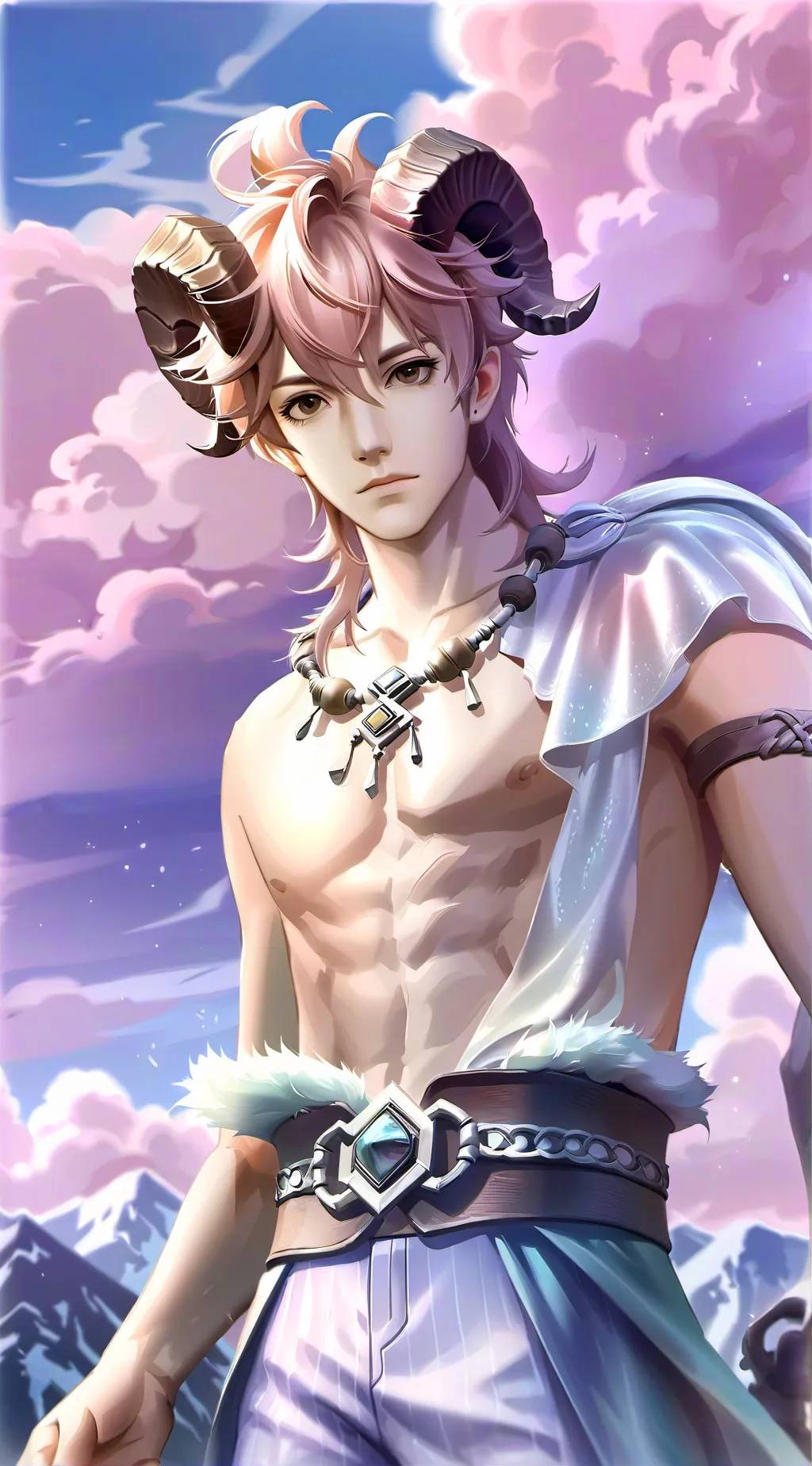 ai character: Aries background