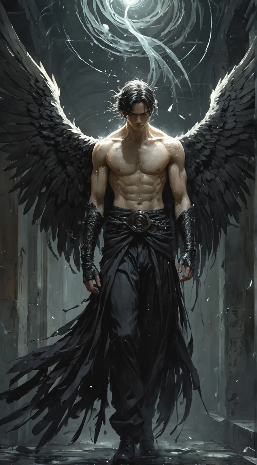 ai character: Azrael background