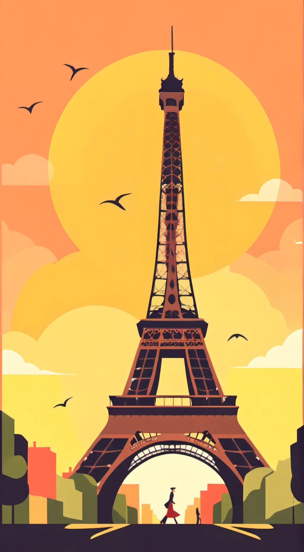 ai character: Miraculous ladybug background