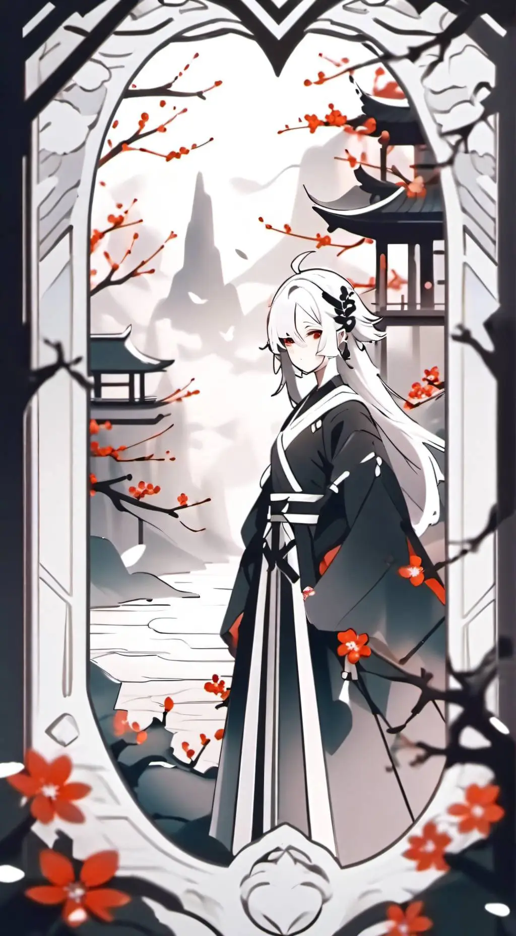 ai character: hh strawberry  background
