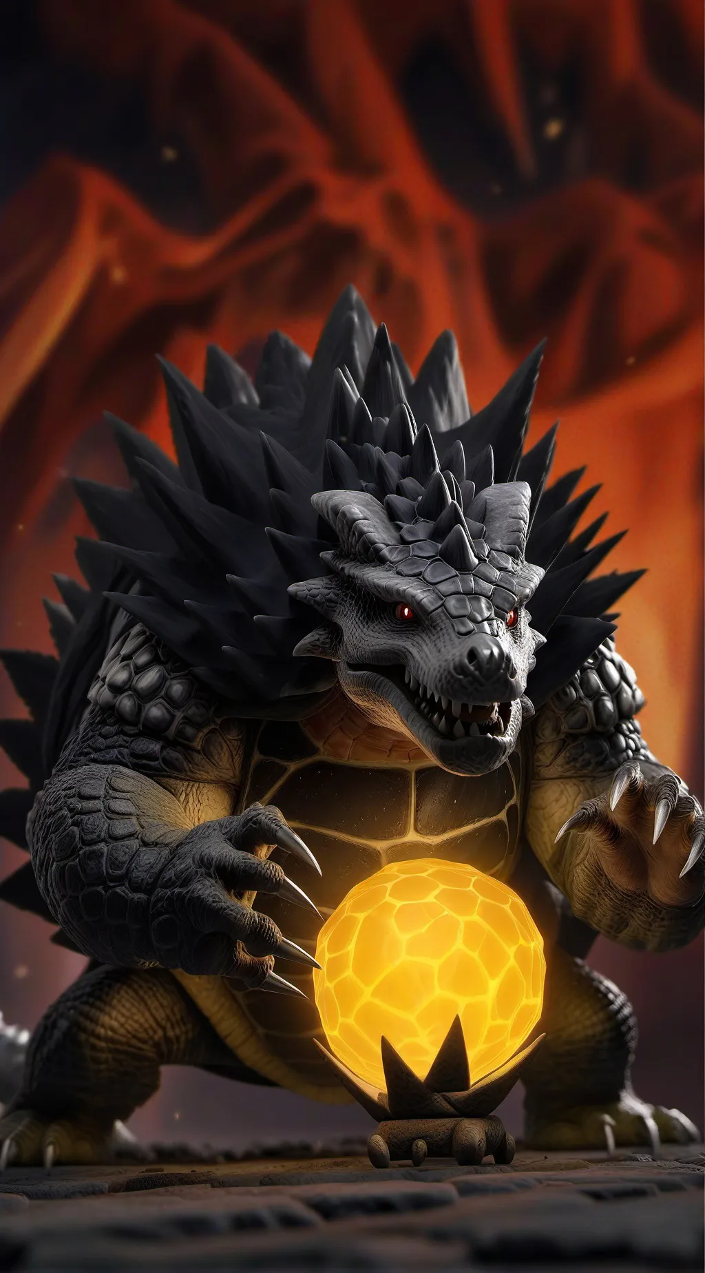 ai character: tyrce turtle background