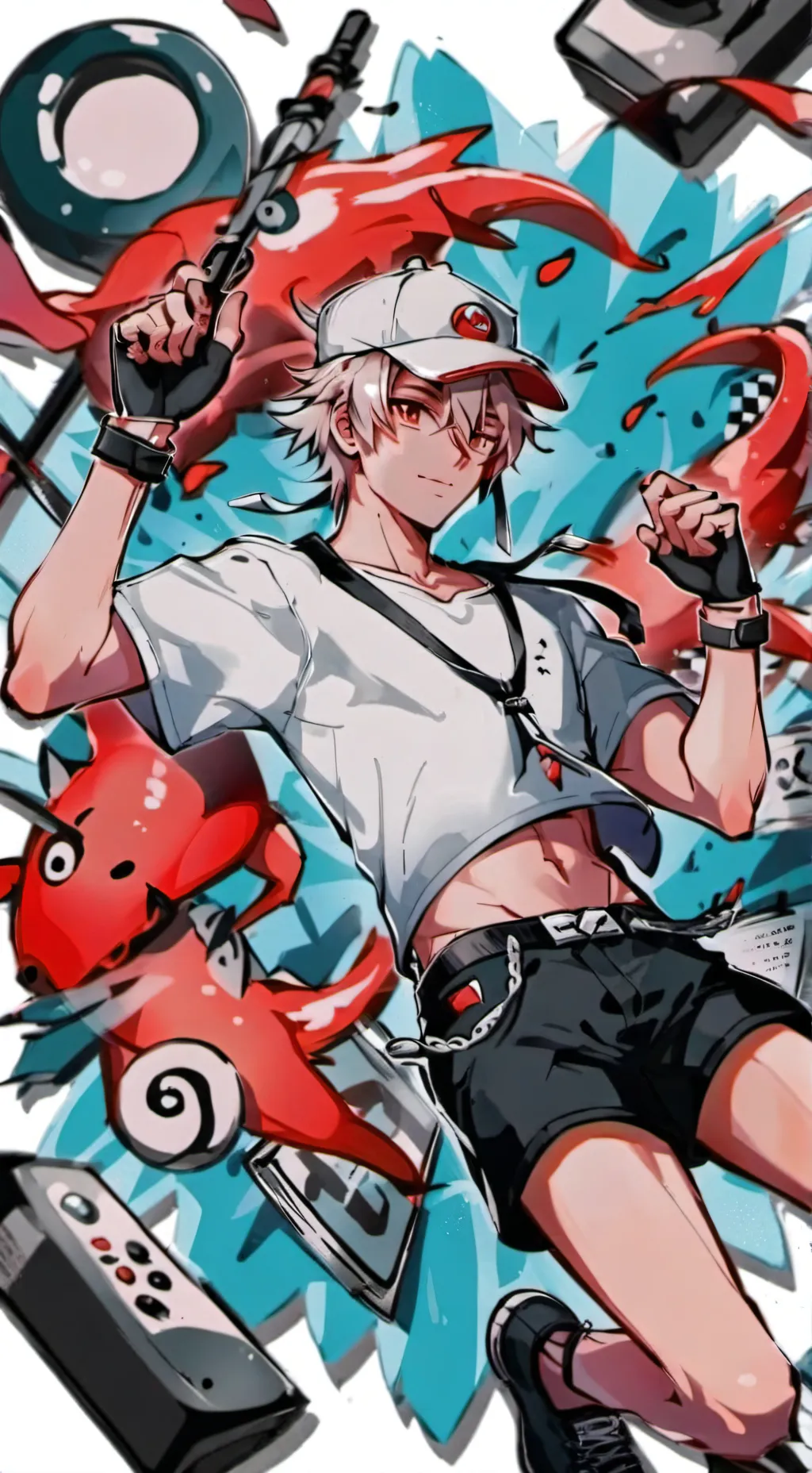 ai character: mha squid game?! background