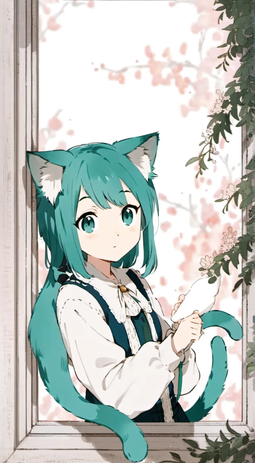 ai character: Tealberry Spirit background