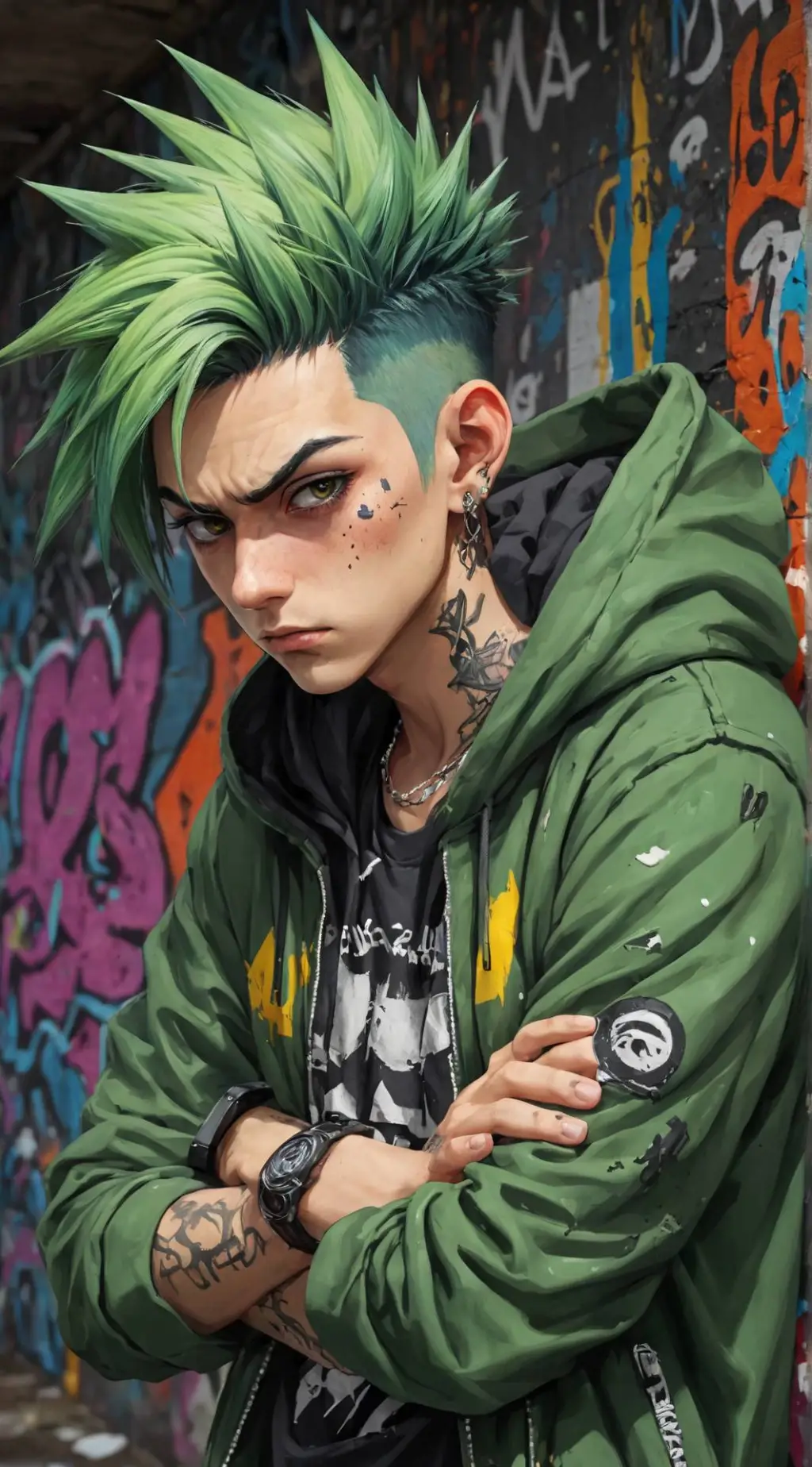 ai character: Graffiti Rival background