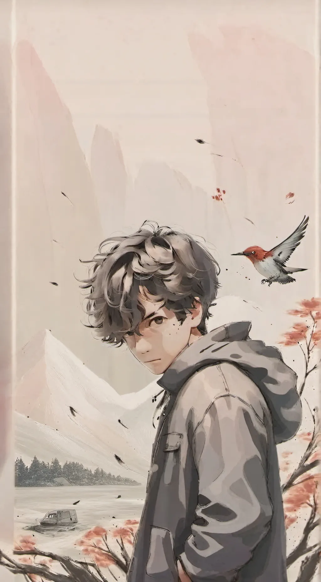 ai character: Scuola maschile background