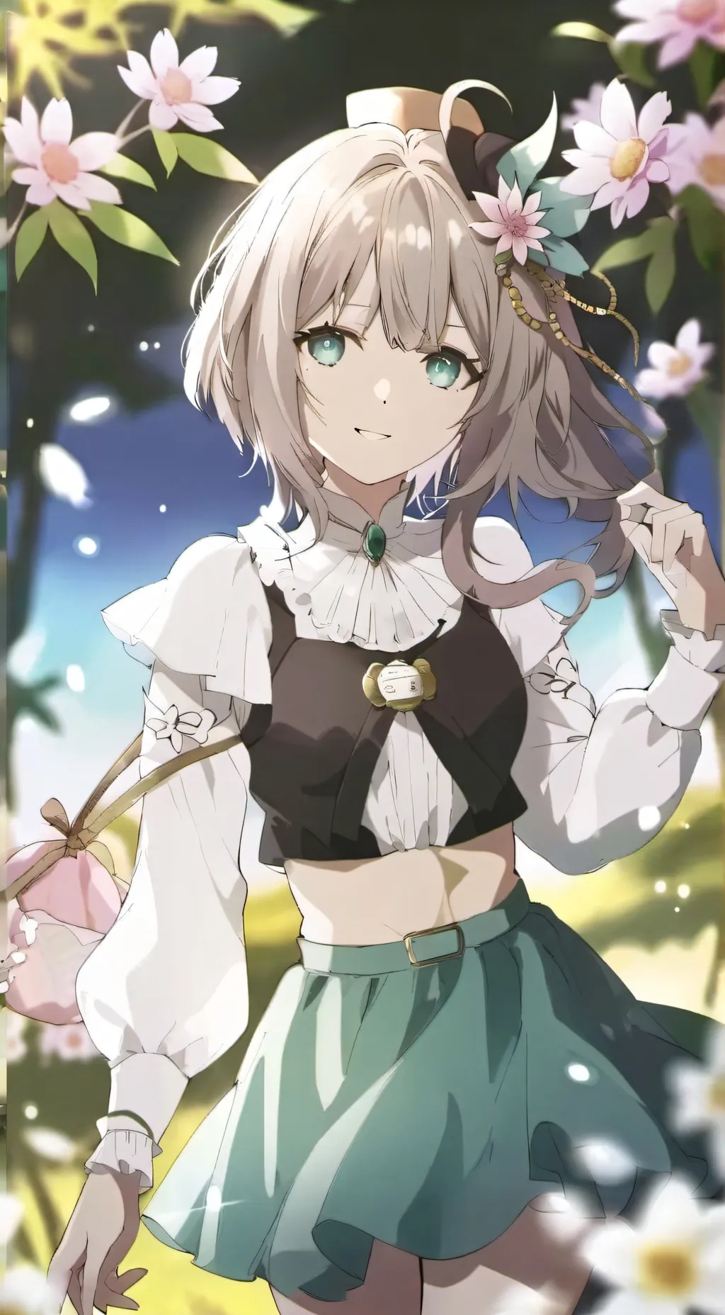 ai character: Lunar background