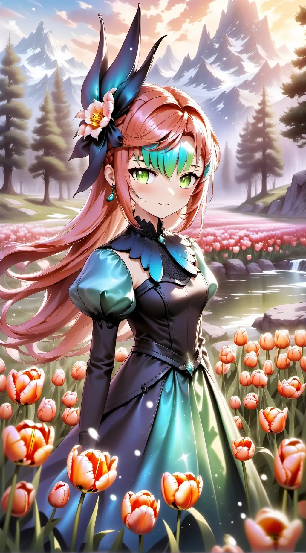 ai character: mha mermaid background