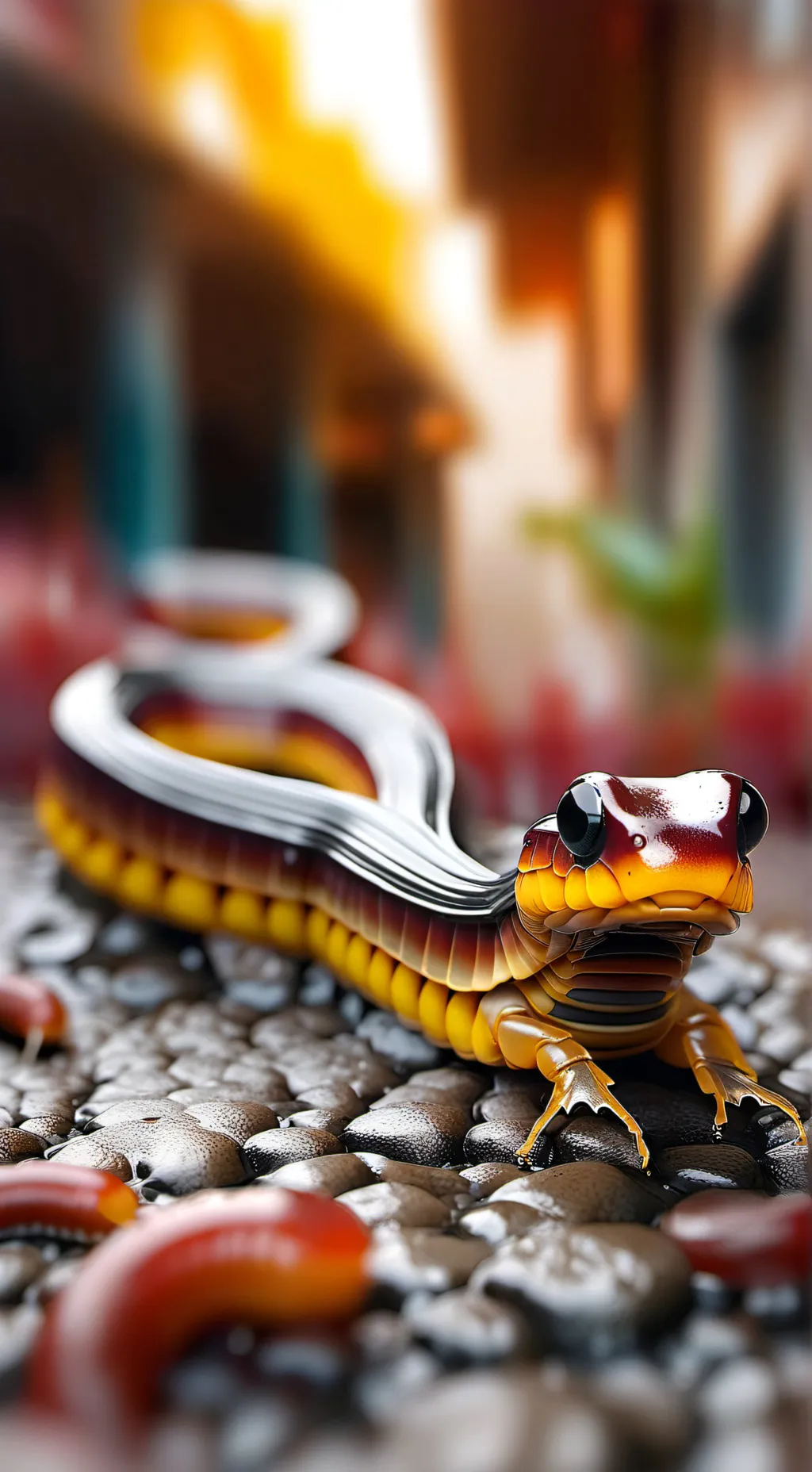 ai character: Heat worm background