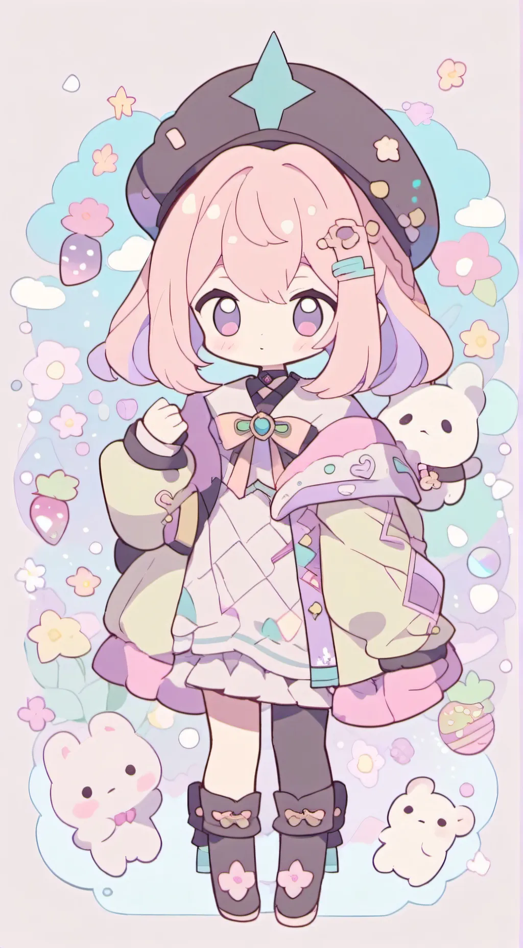 ai character: luna  background