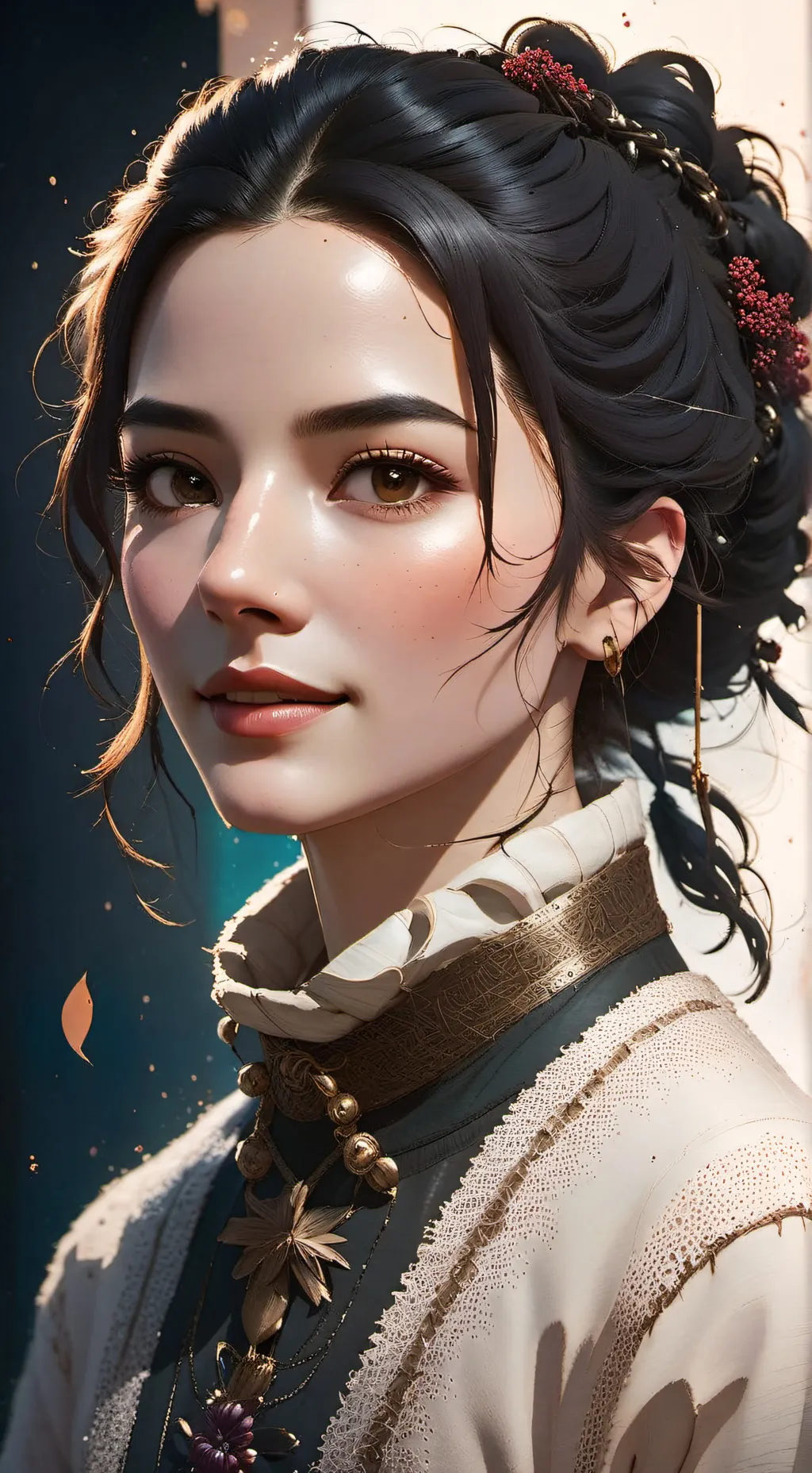 ai character: selenia  background