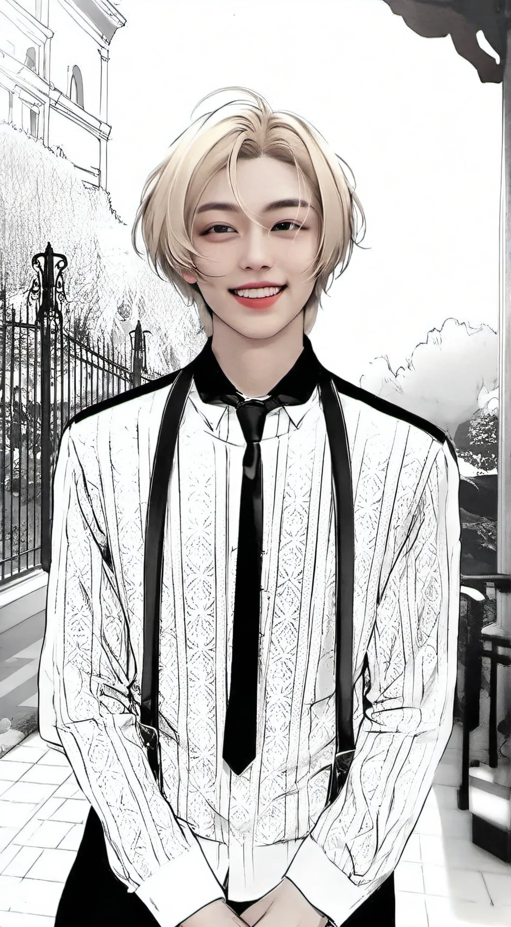 ai character: Felix...  background