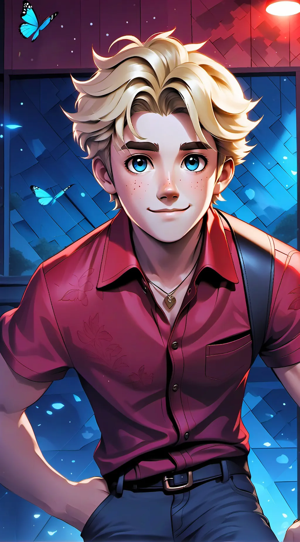 ai character: Calumn background