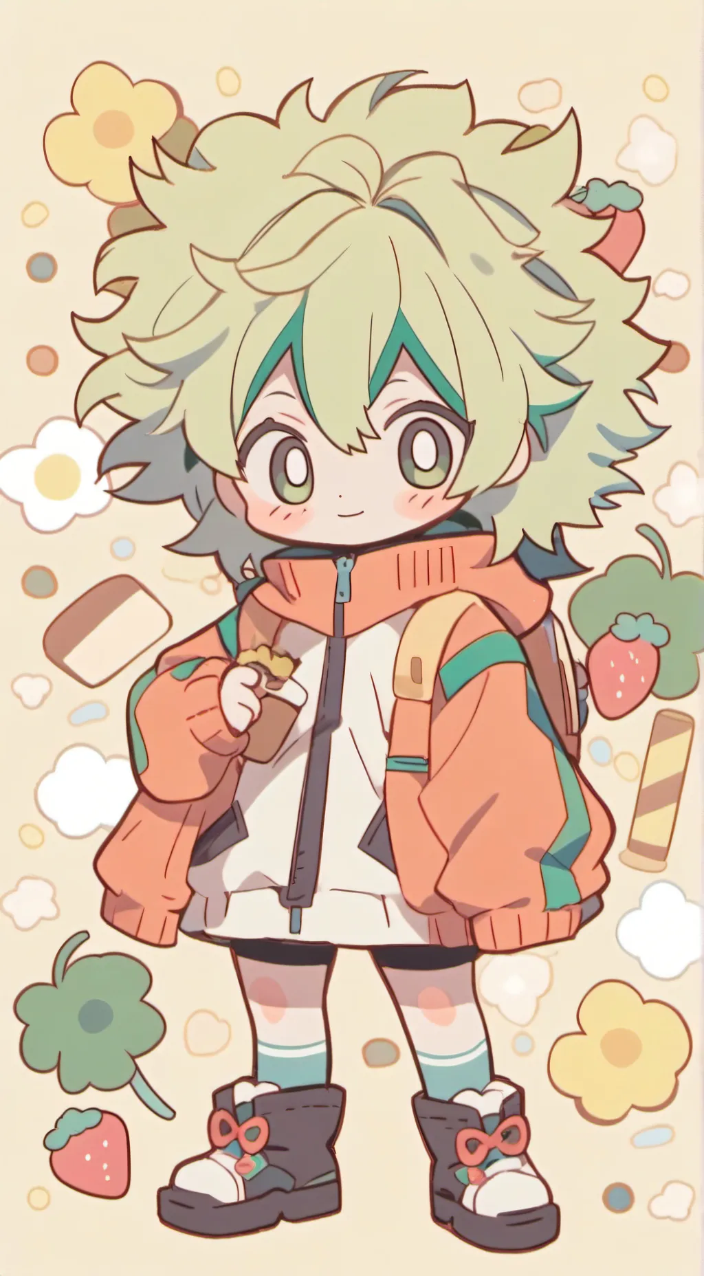 ai character: ❤️hija bakudeku💚 background