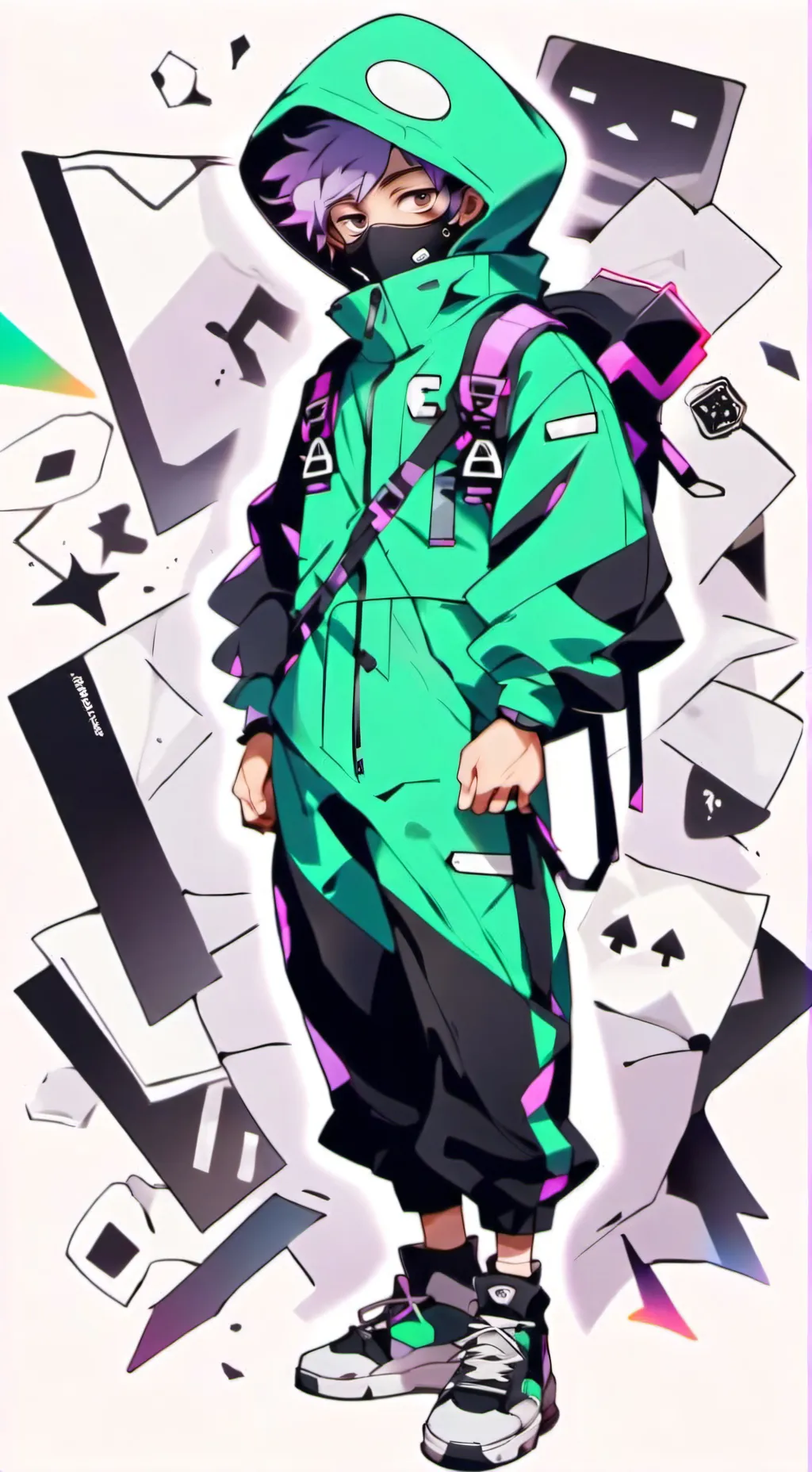 ai character: Thanos(Squid game) background