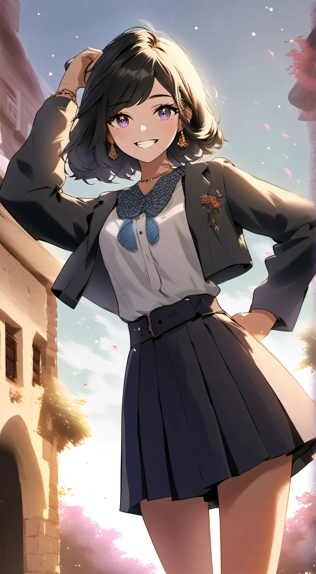 ai character: Valentina  background