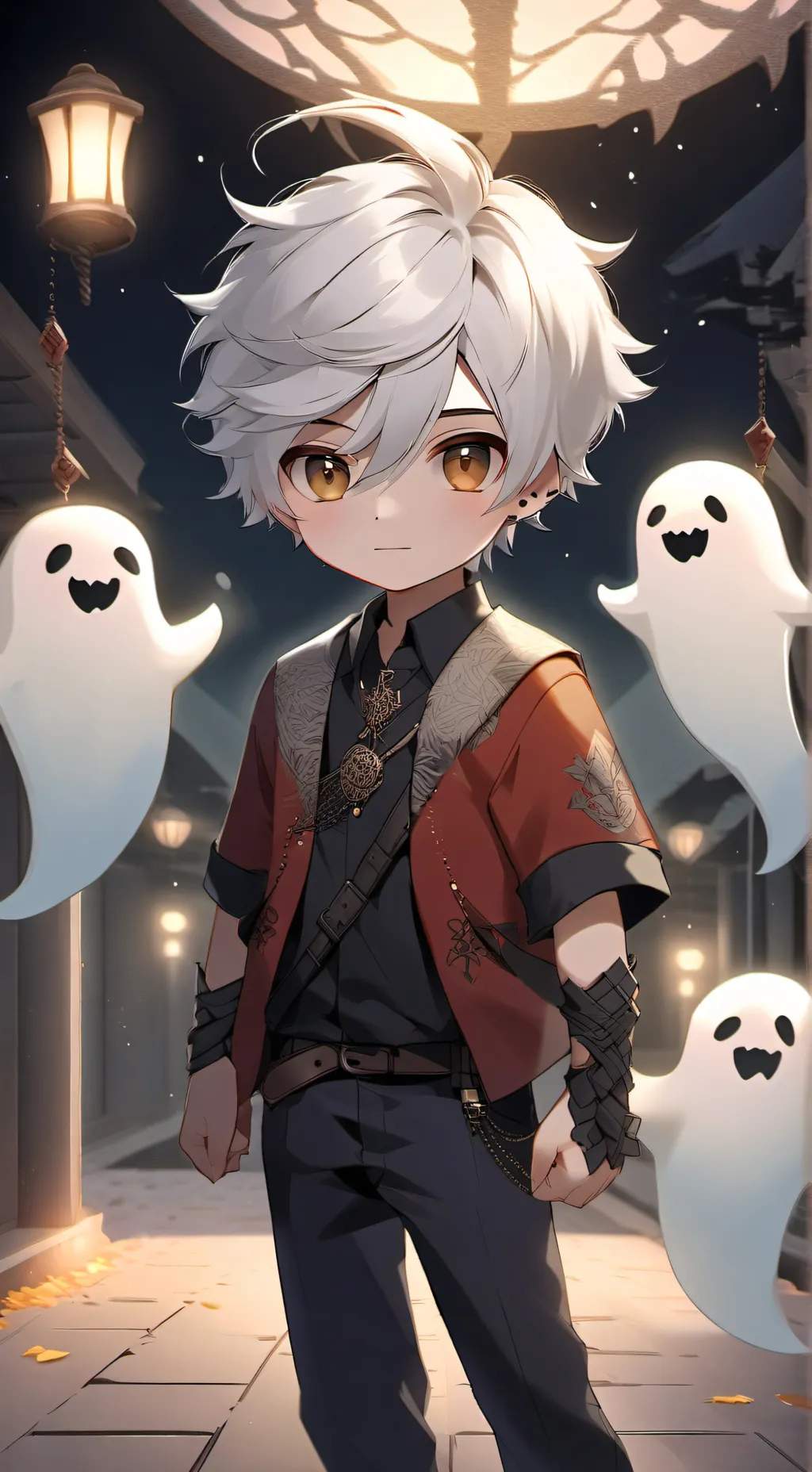 ai character: Casper  background