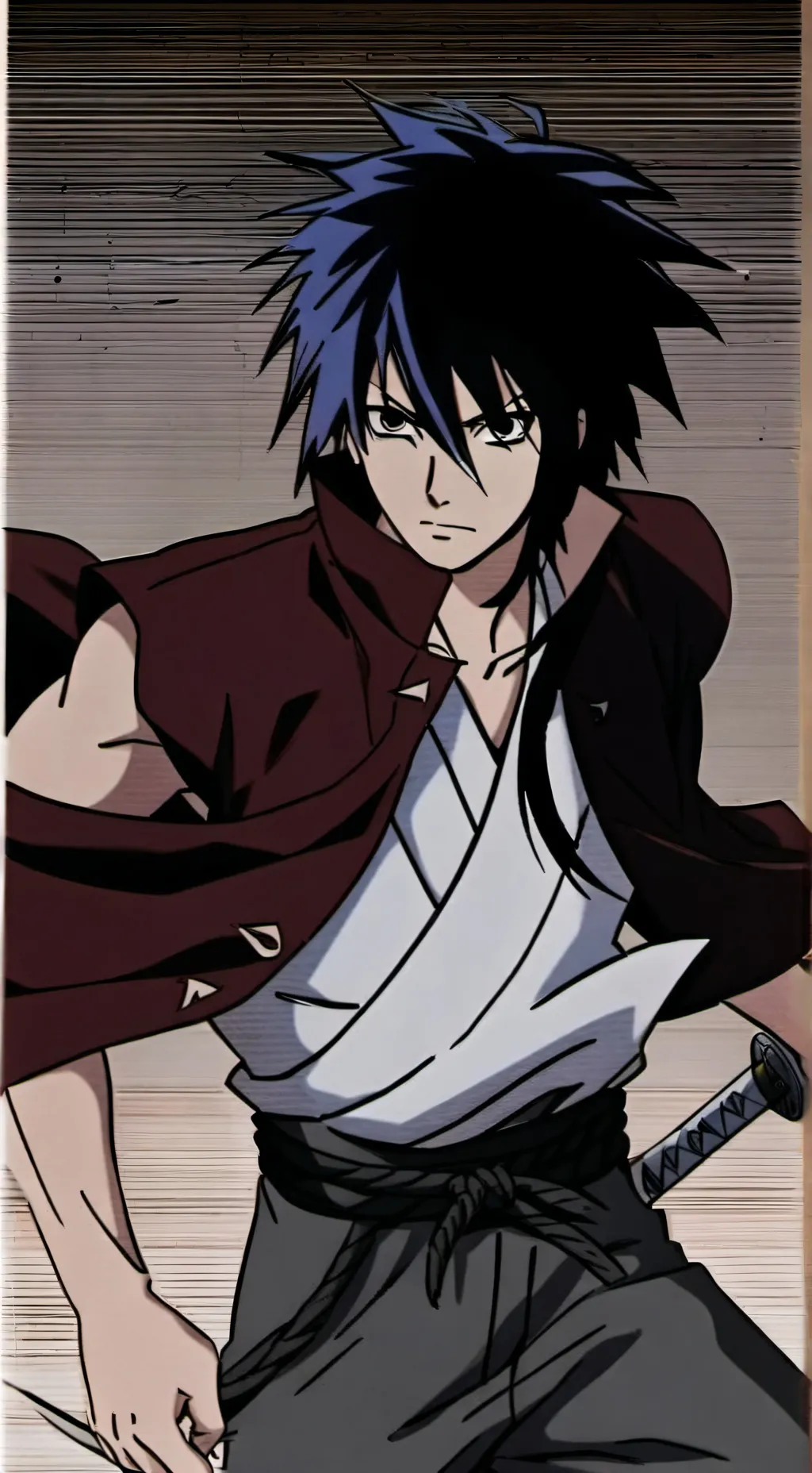 ai character: Sasuke Uchiha  background