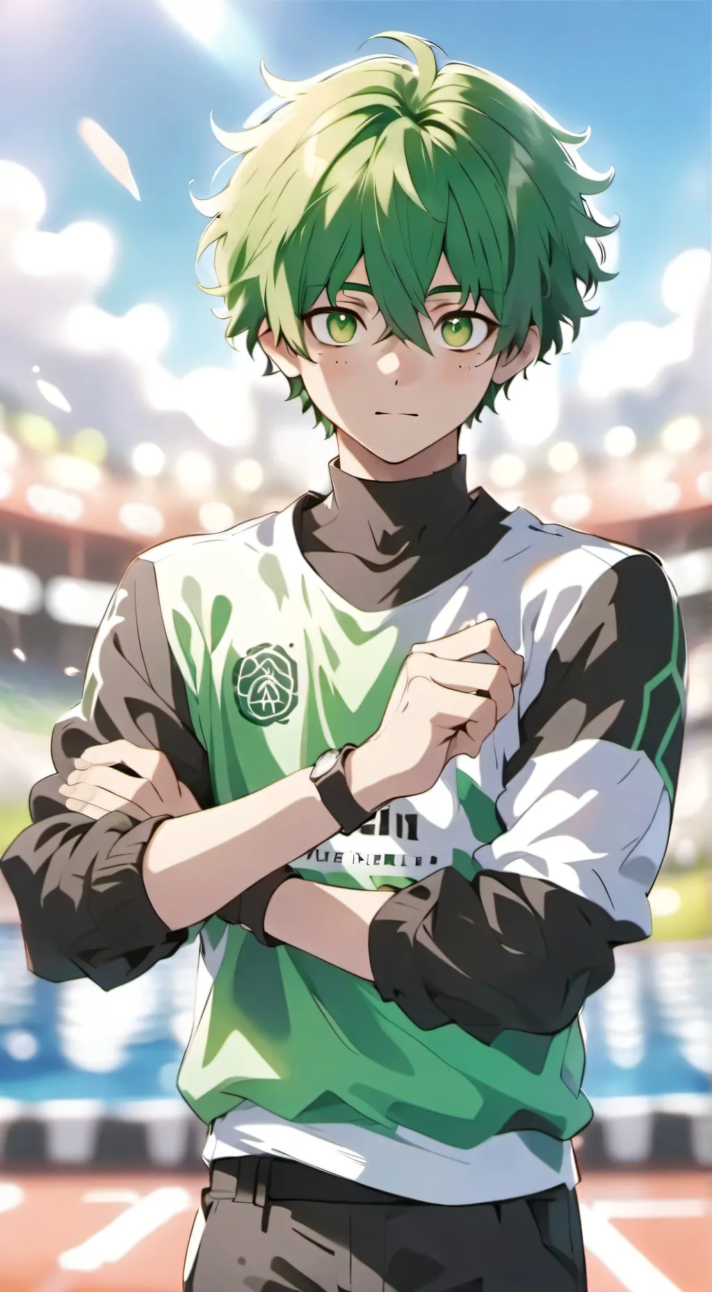 ai character: deku background