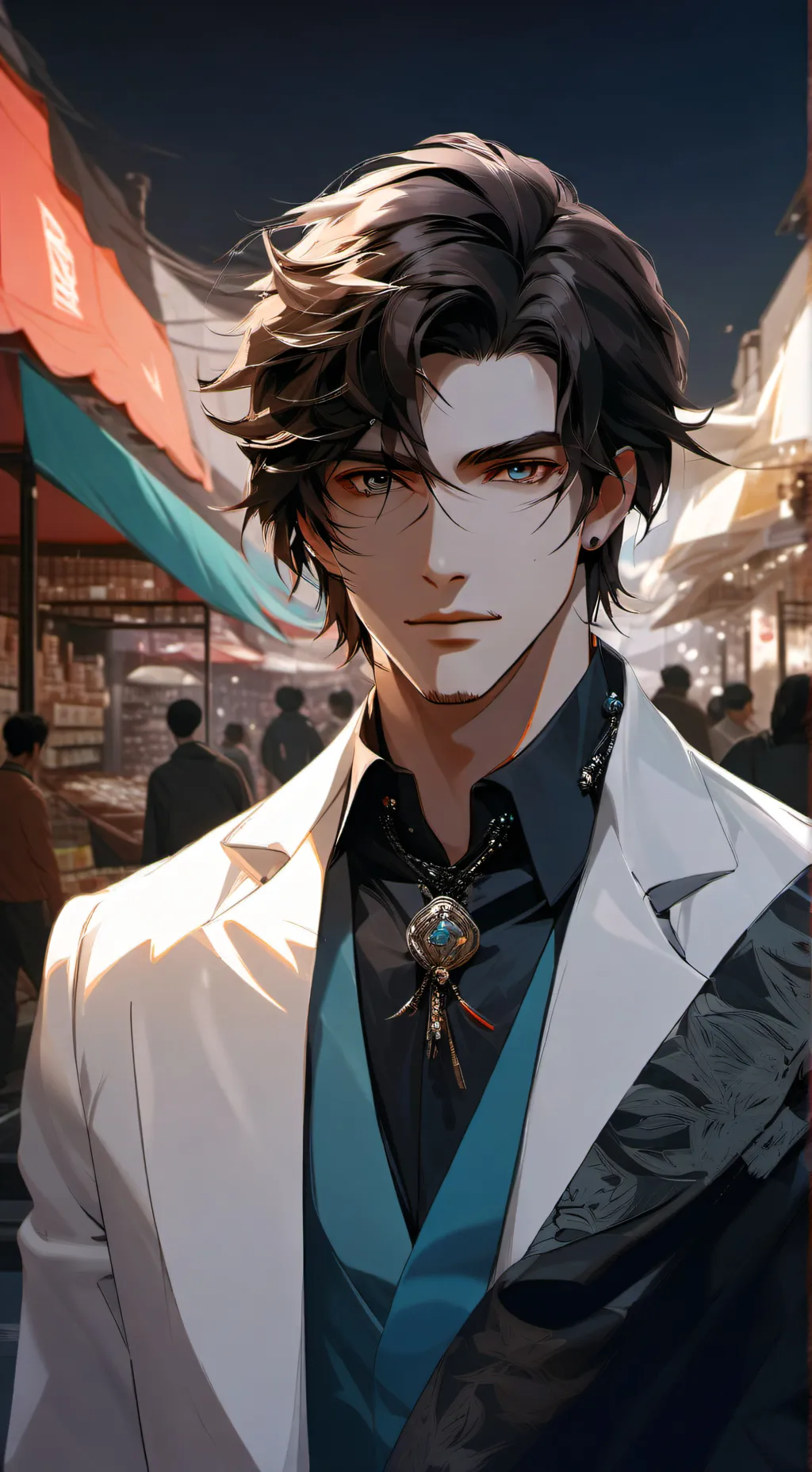 ai character: Leon background