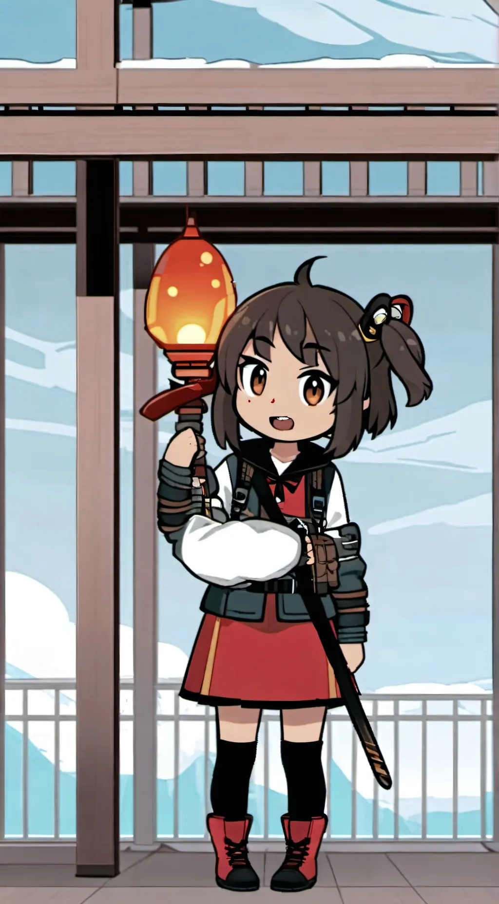 ai character: quishtion talkie background