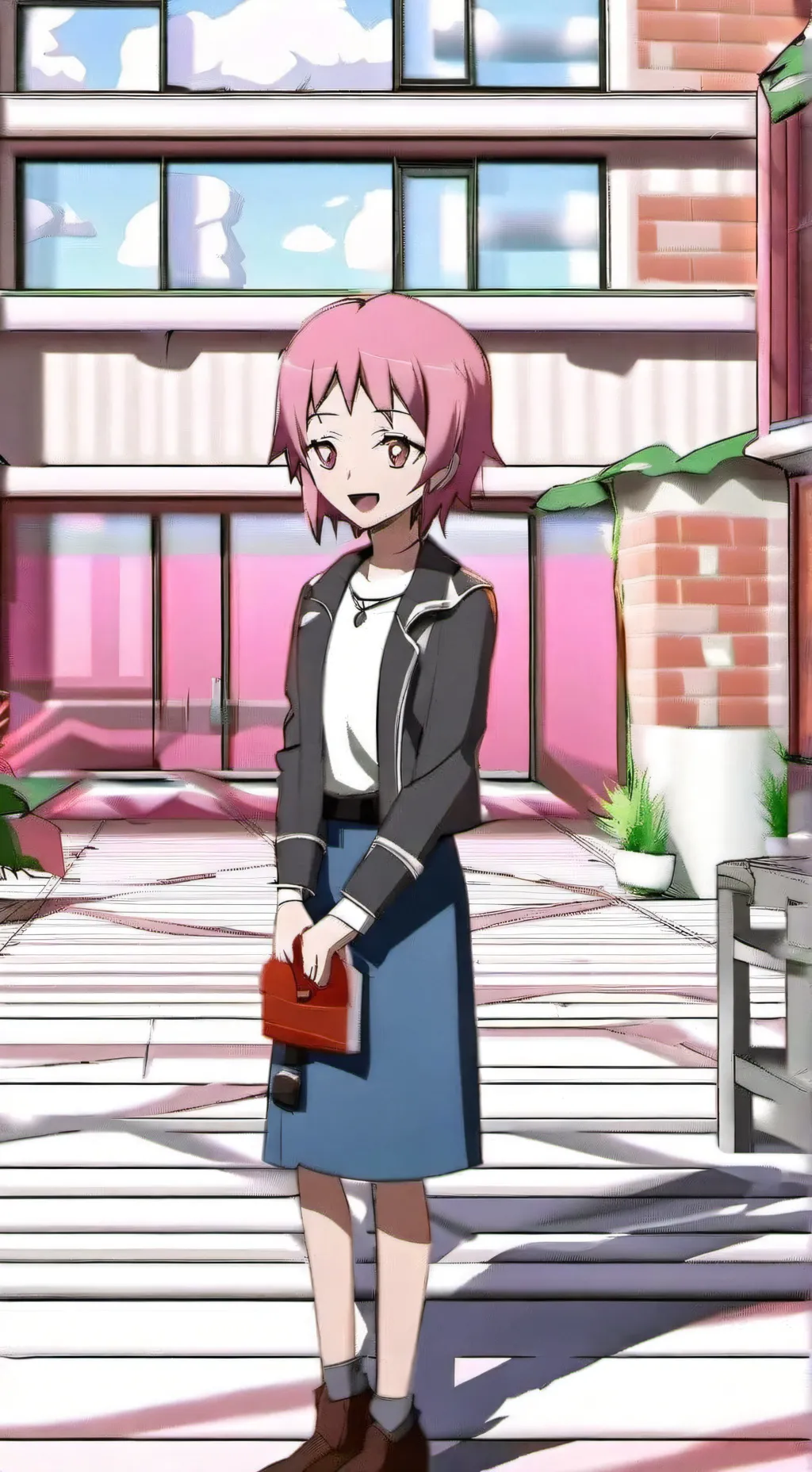 ai character: tamao tamamura  background