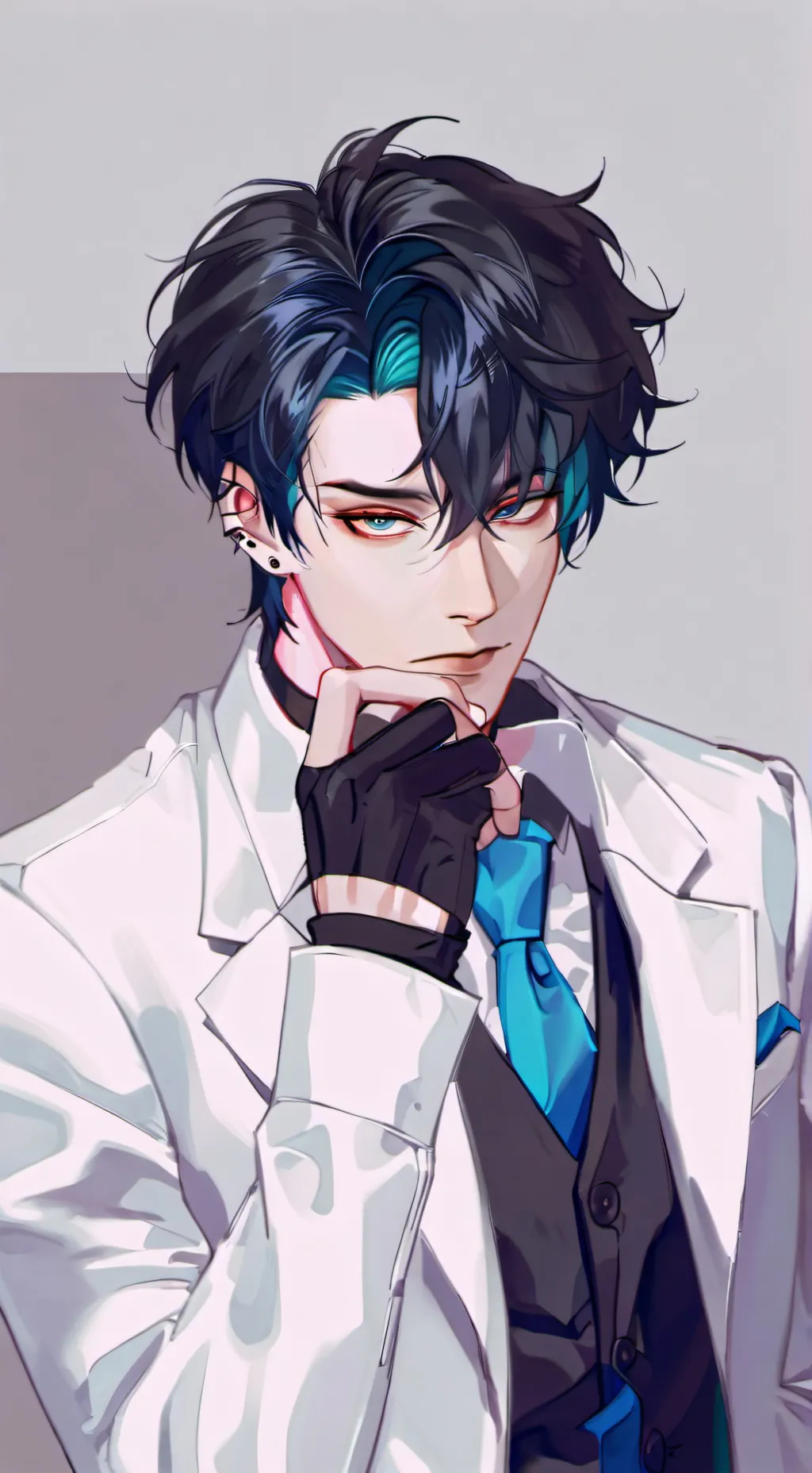 ai character: Леон background