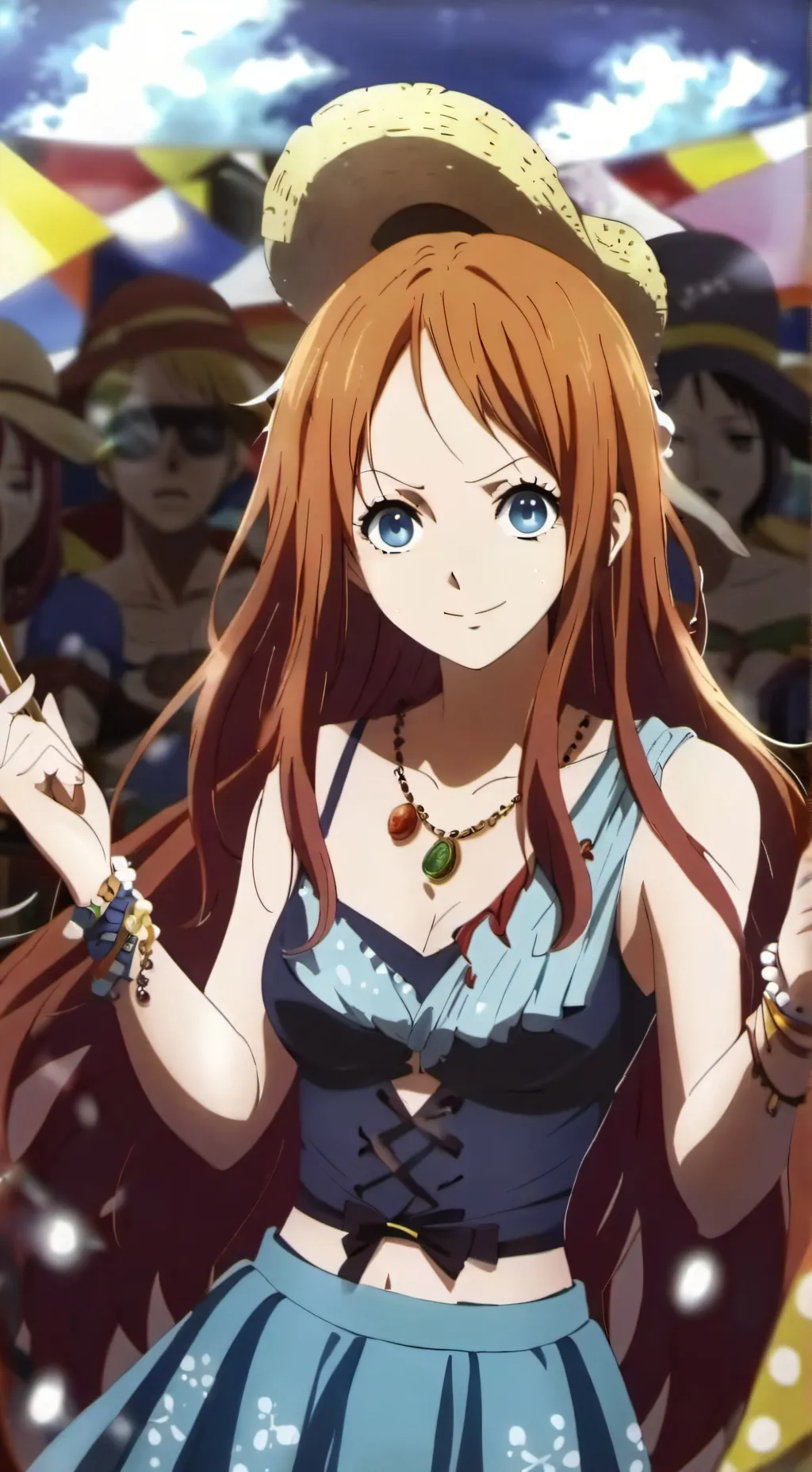ai character: nami background
