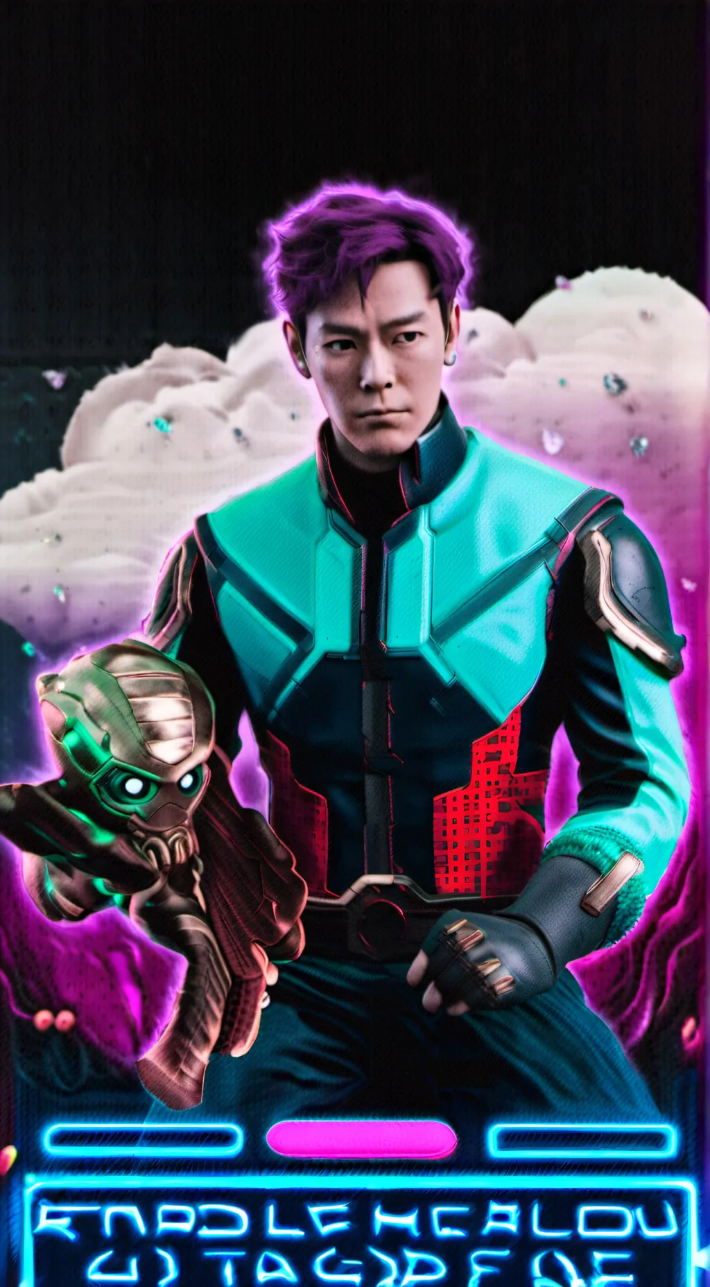 ai character: Thanos background