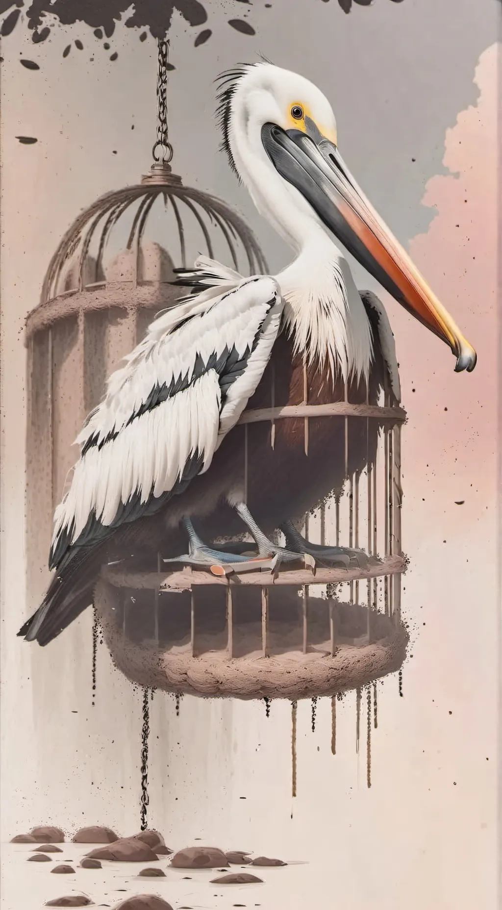ai character: Bird background