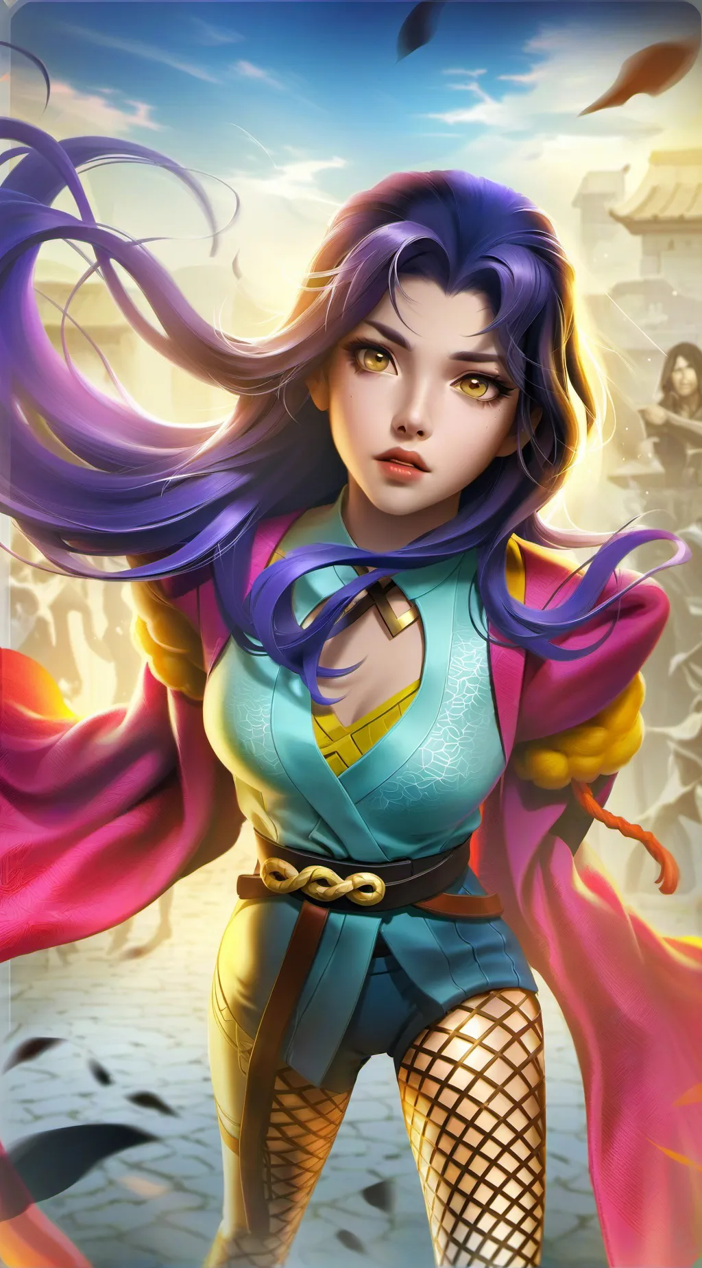 ai character: Sexy Rival Girl background
