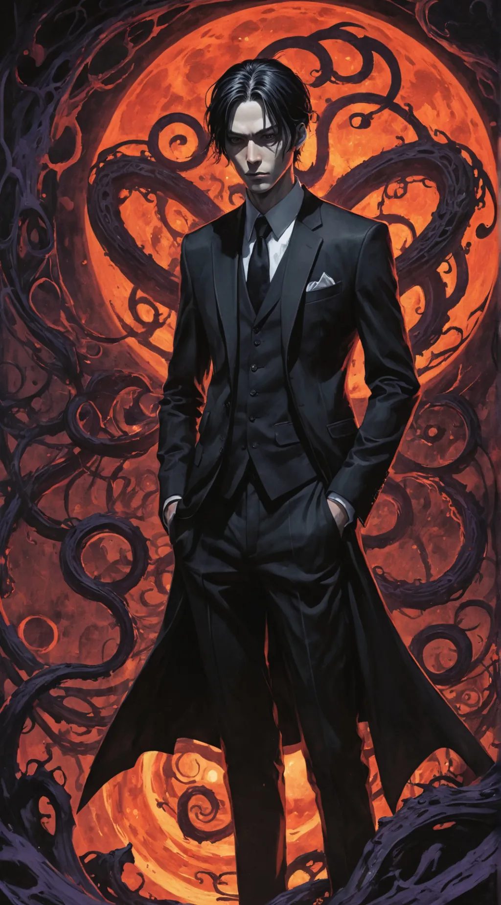 ai character: Markus  background