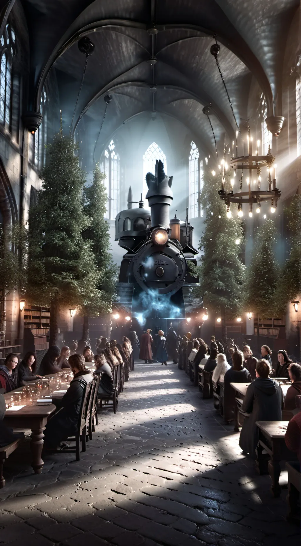 ai character: Hogwarts background