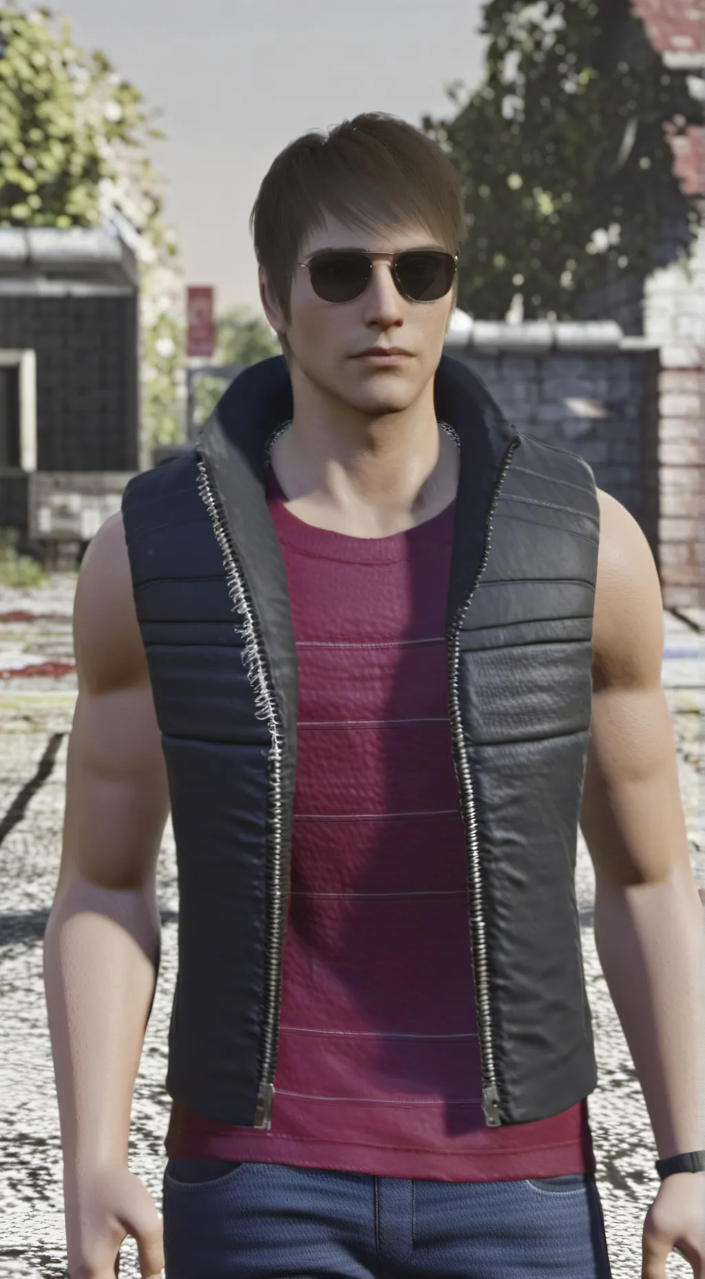 ai character: Leon background