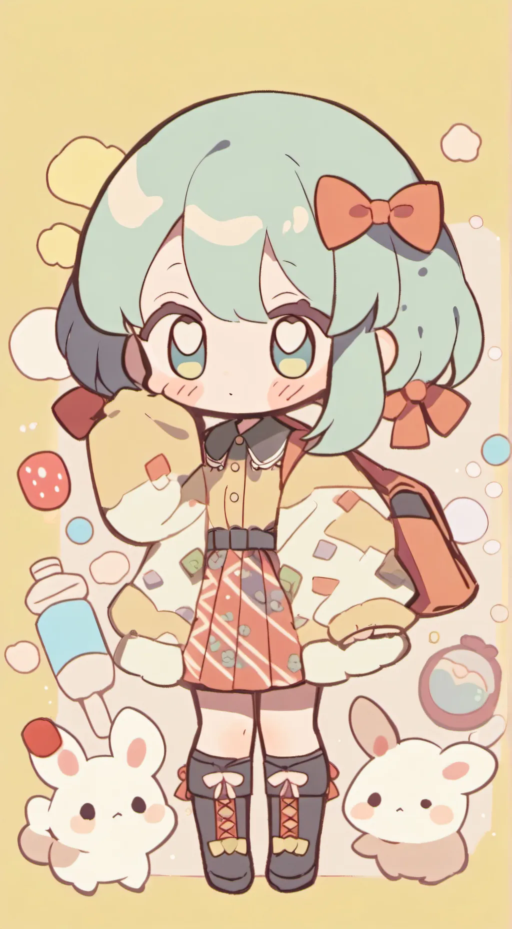 ai character: Astro from dw  background