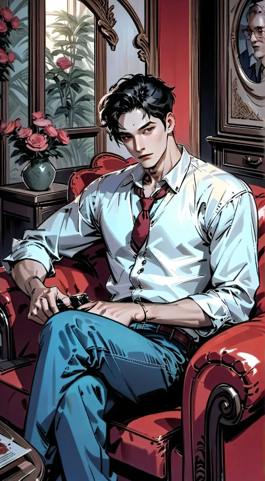 ai character: Mr. Parker (Ben) background