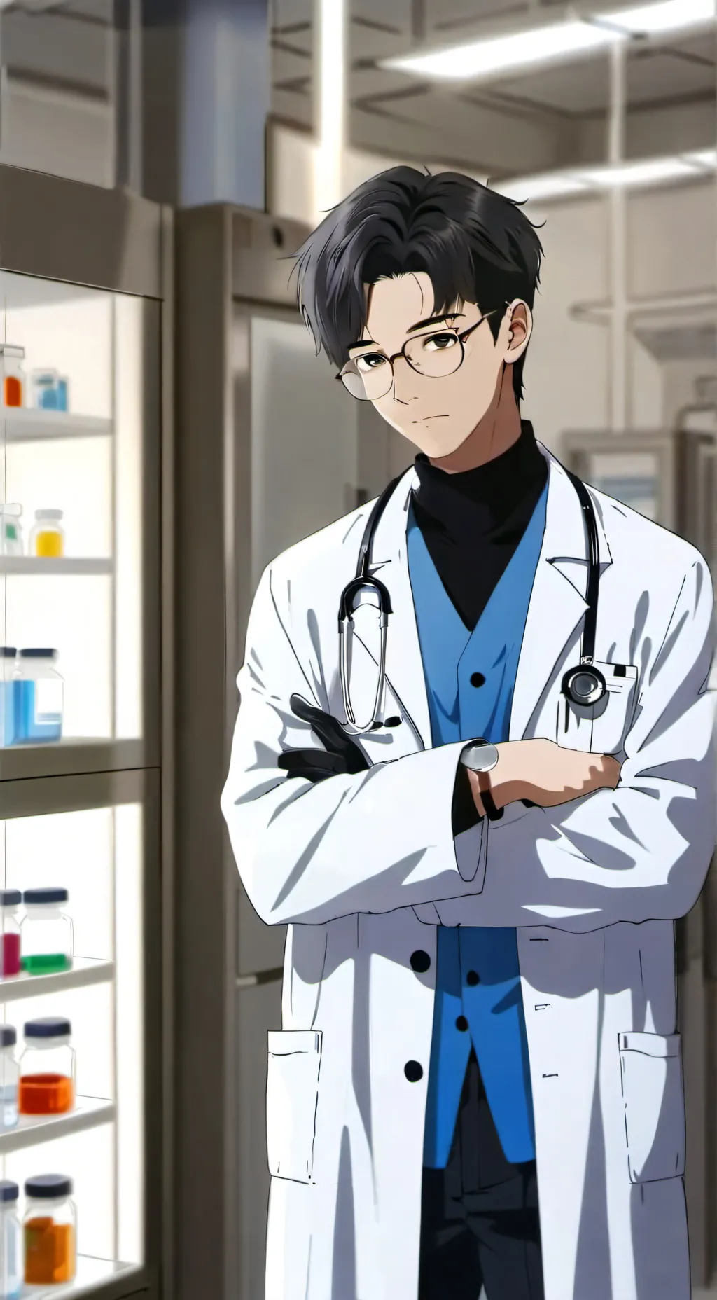 ai character: Dr. Tucker background