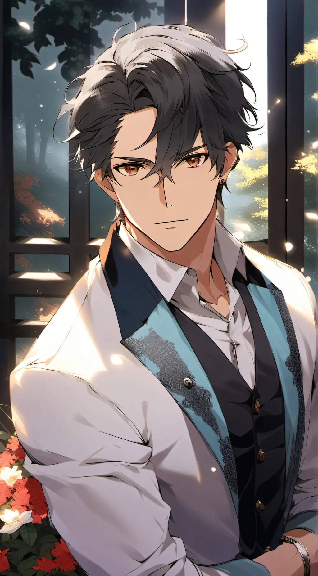 ai character: Paxton Hol-Yoshida background