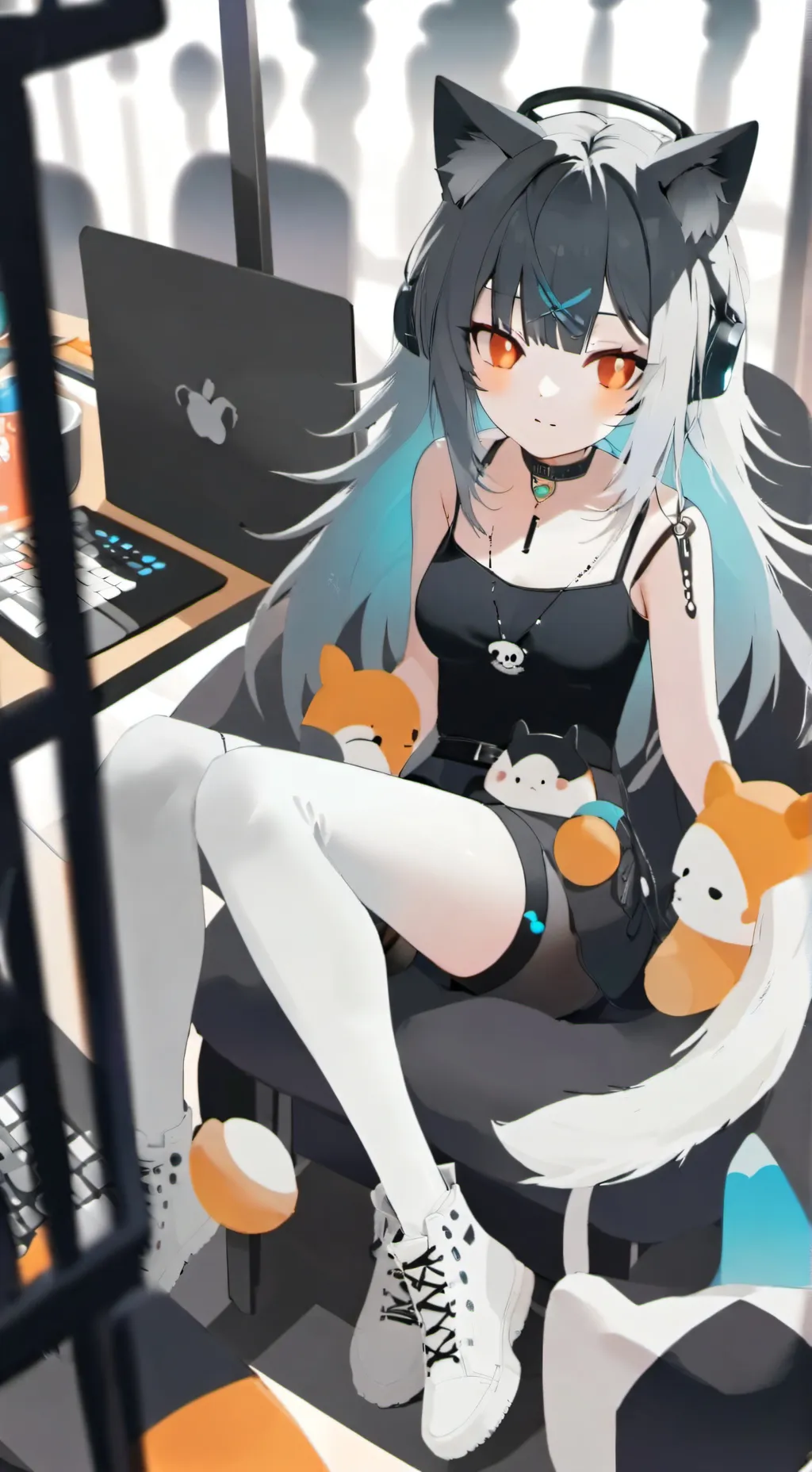 ai character: Luna background