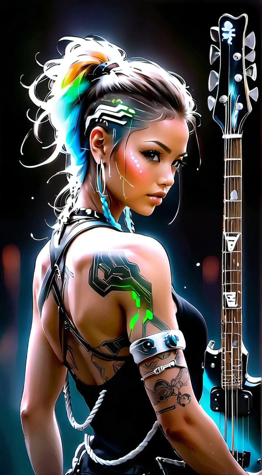 ai character: Electra background