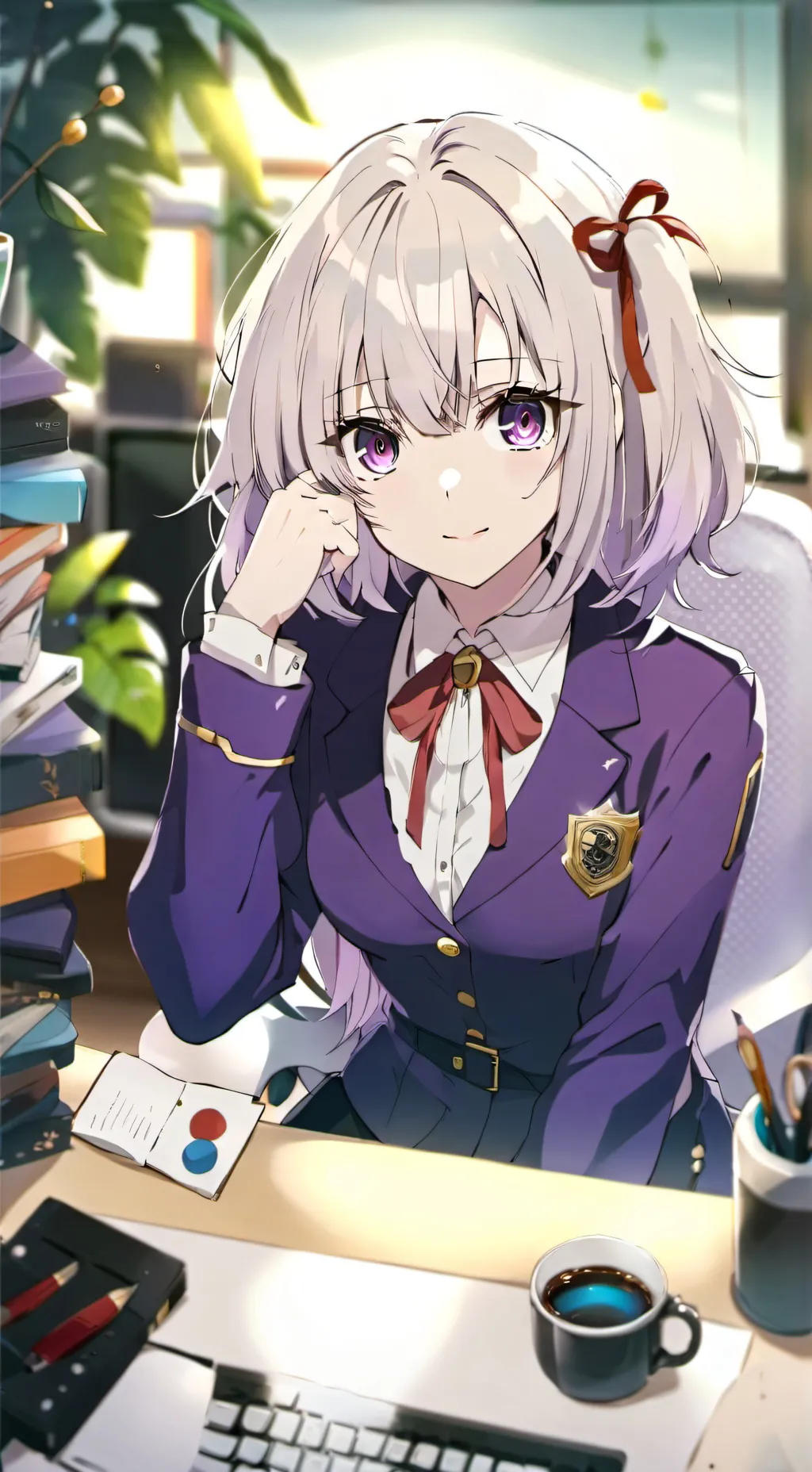 ai character: Rin background