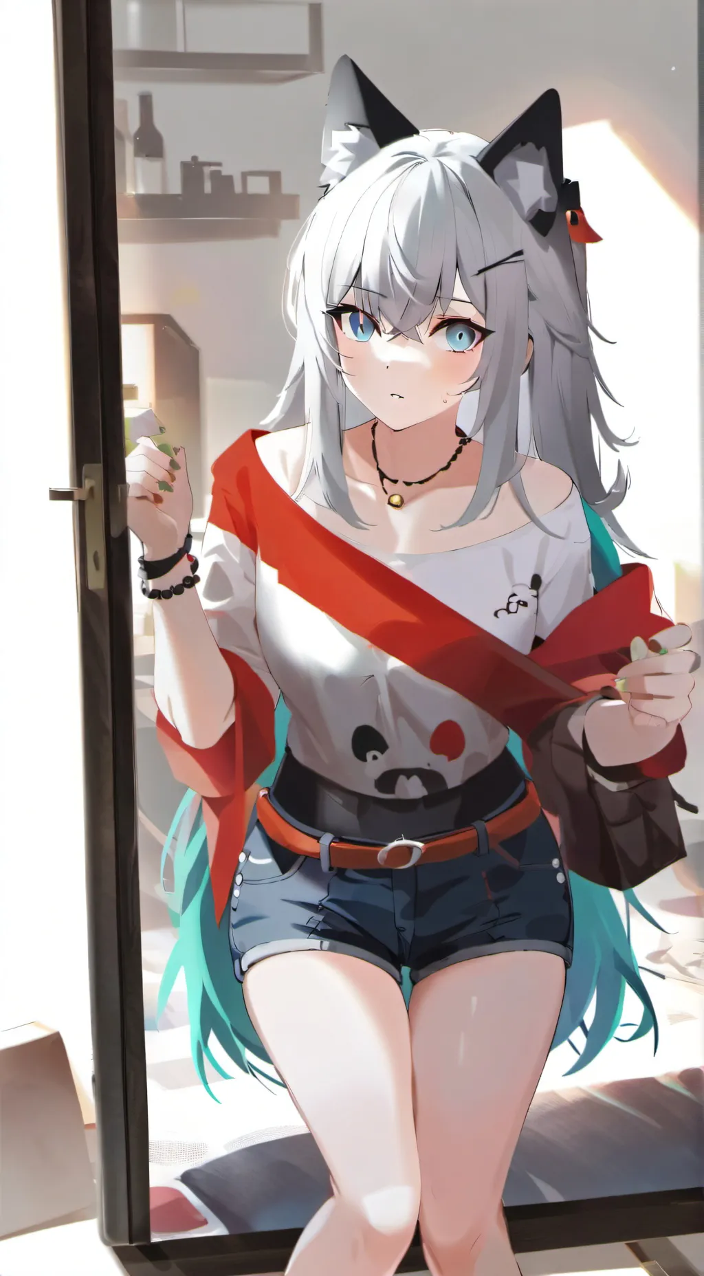 ai character: -Mina- background