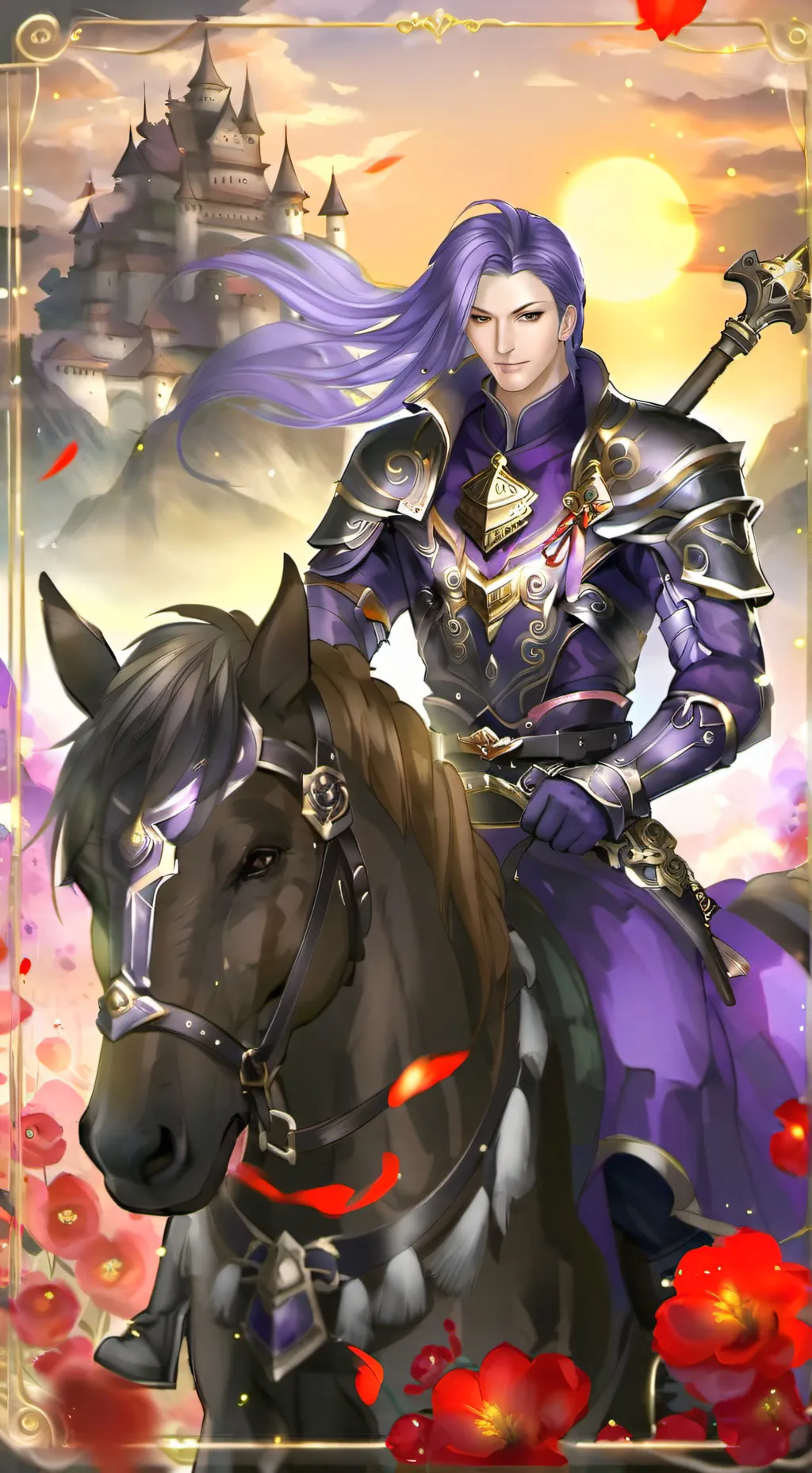ai character: Lorenz Gloucester background