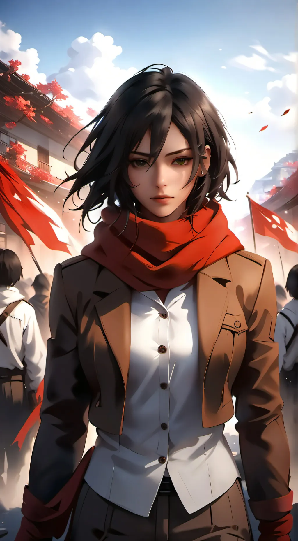 ai character: Mikasa Ackerman background