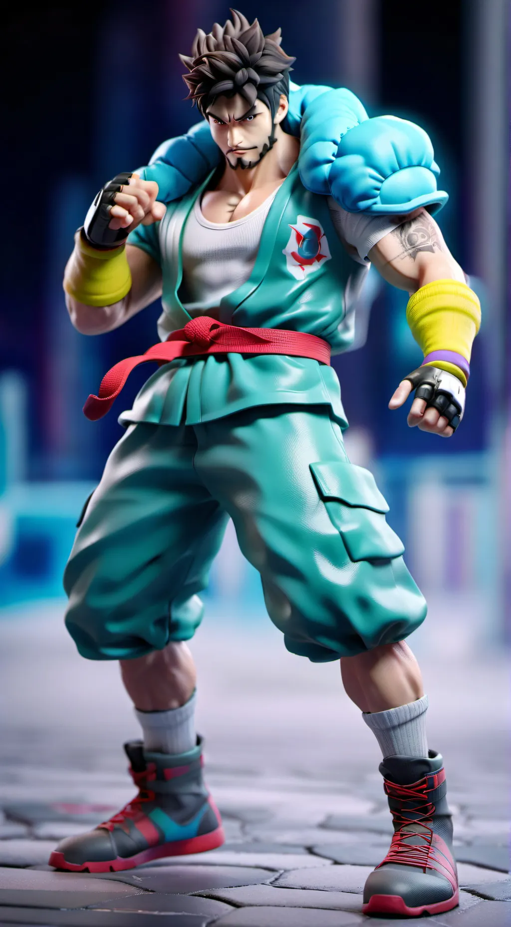 ai character: Fight background