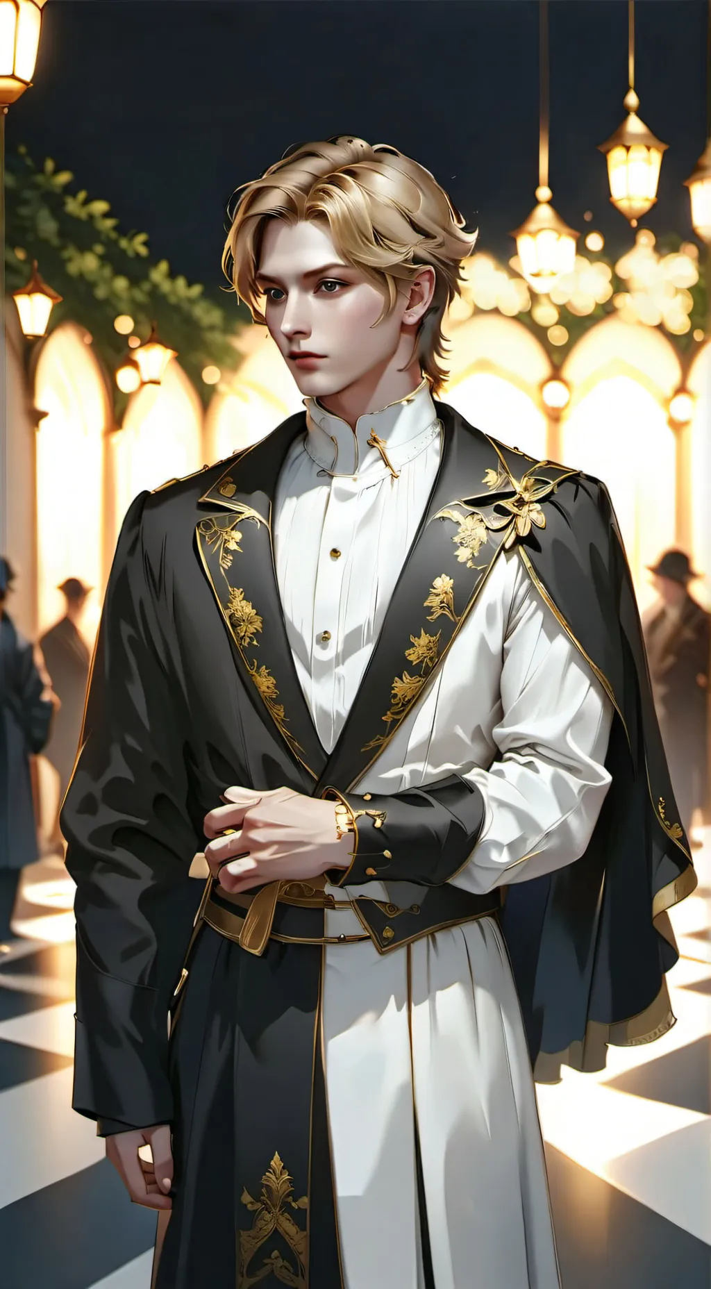 ai character: Левиус background