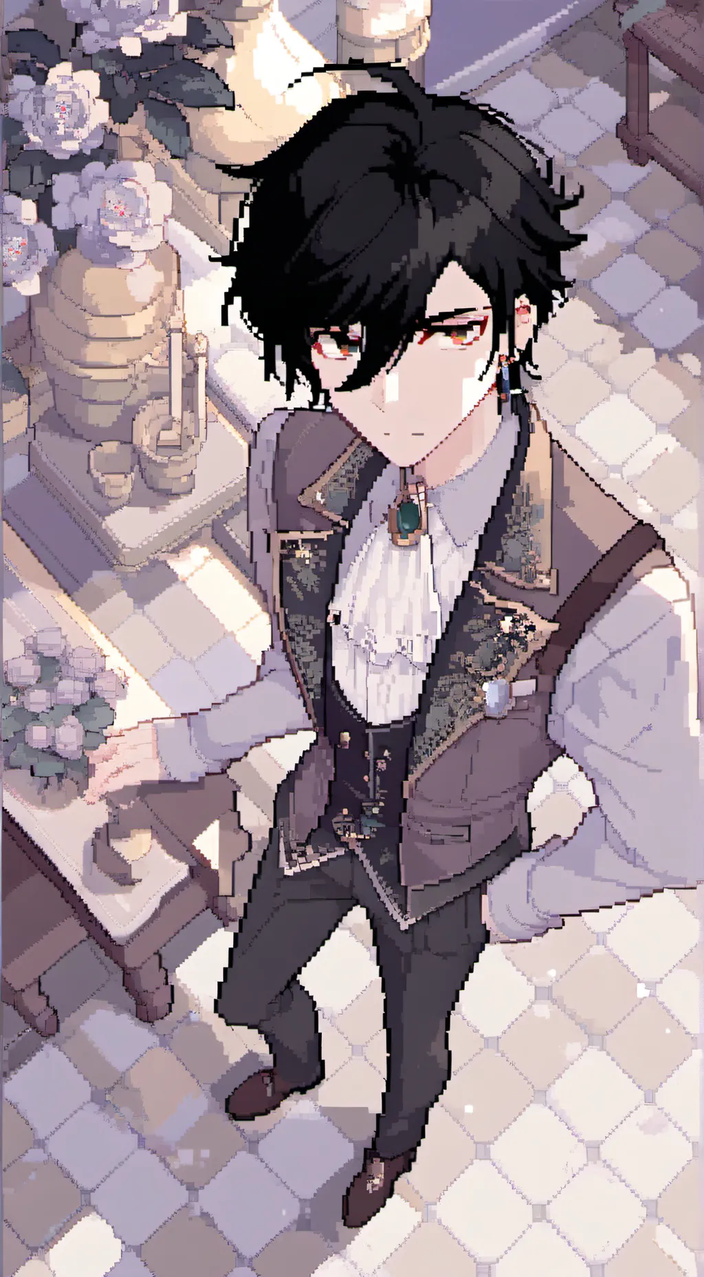 ai character: Stolas background