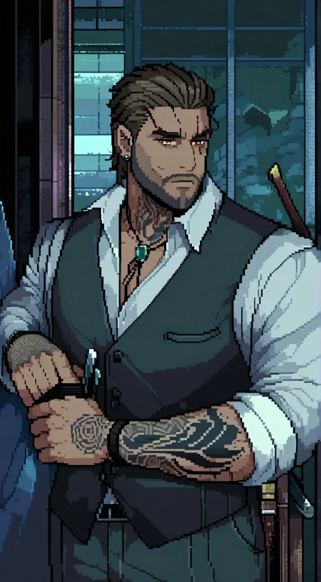 ai character: Wren background